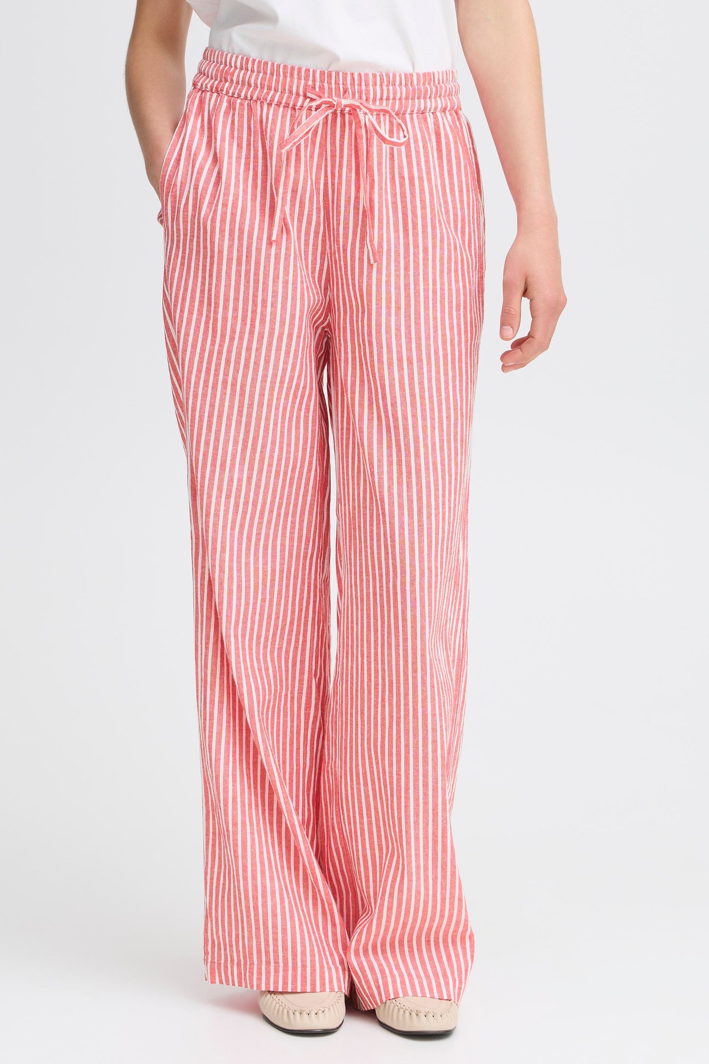 Frbonnie Trousers - Pink Stripe