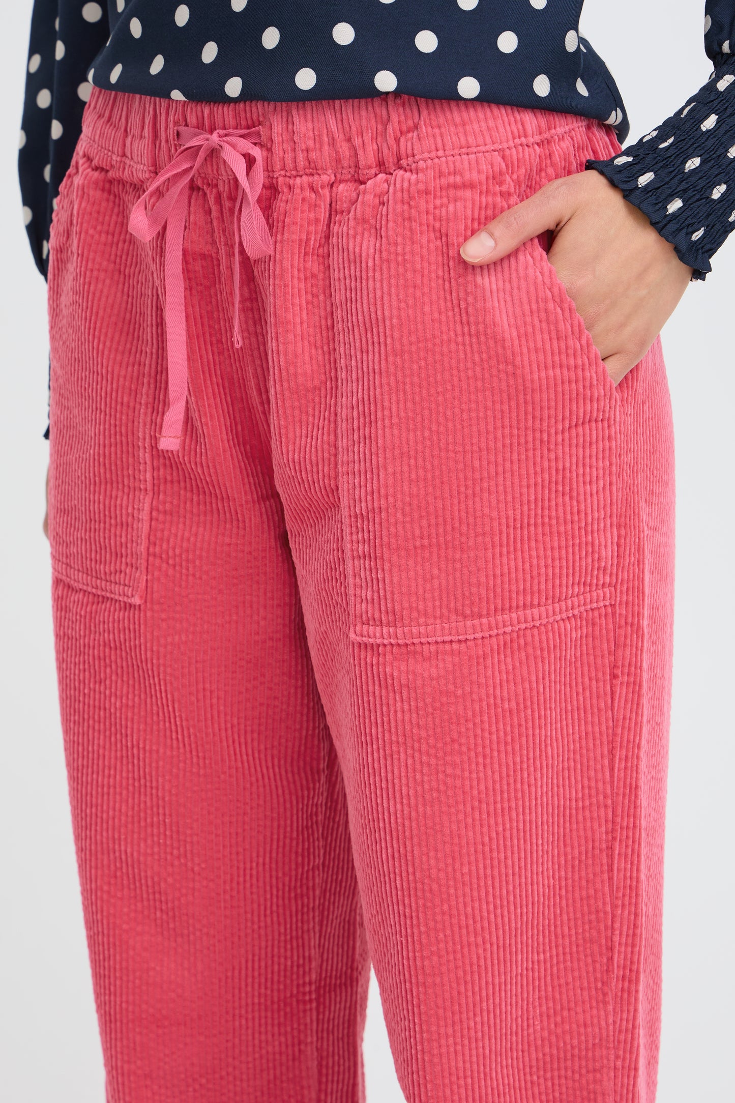 Frsalomi Trousers - Party Punch Jumbo Cord