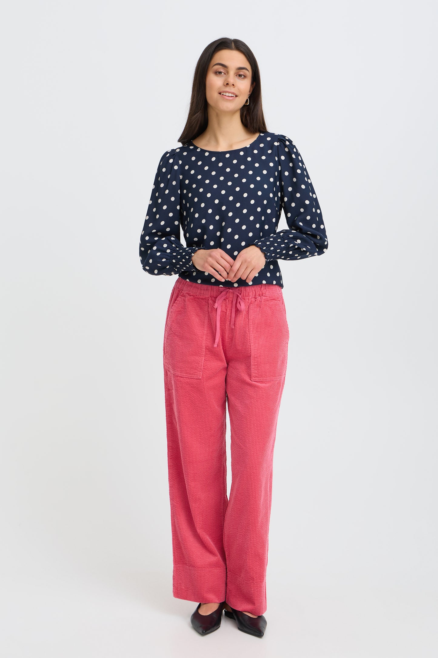 Frsalomi Trousers - Party Punch Jumbo Cord