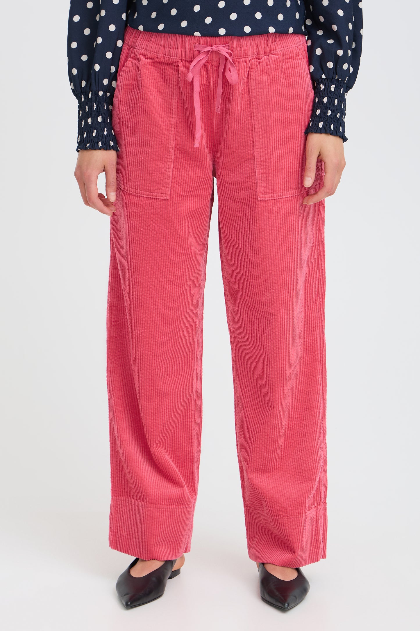 Frsalomi Trousers - Party Punch Jumbo Cord