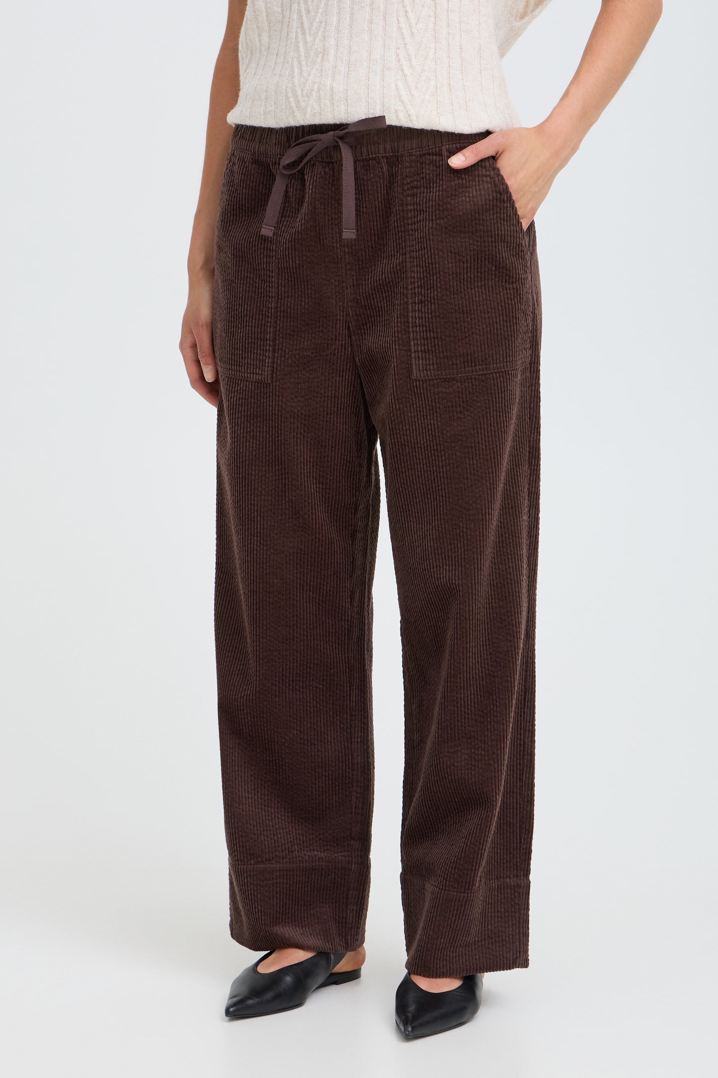 Frsalomi Trousers - Hot Fudge Jumbo Cord