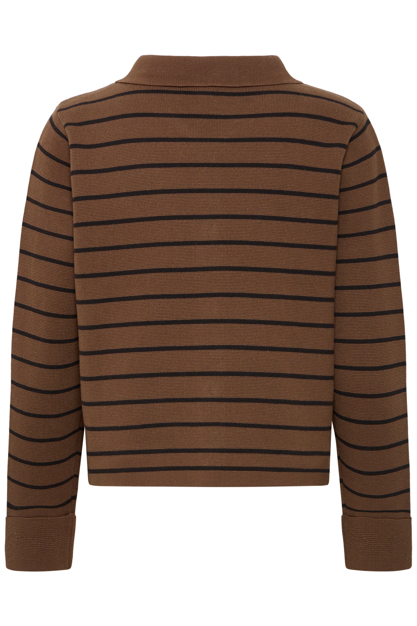 Frita Cardigan - Black Brown Stripe