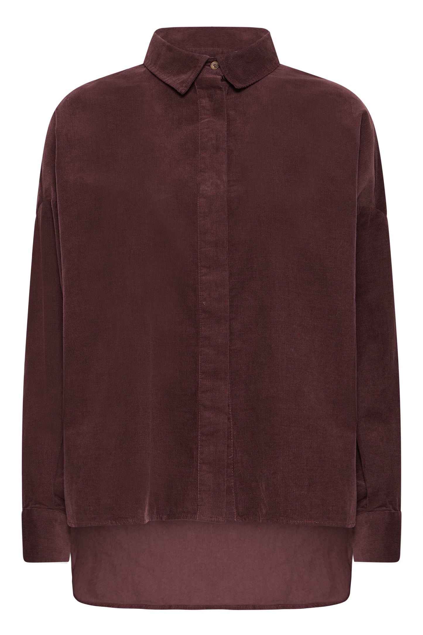 Frcory Cord Shirt - Fudge Burgundy