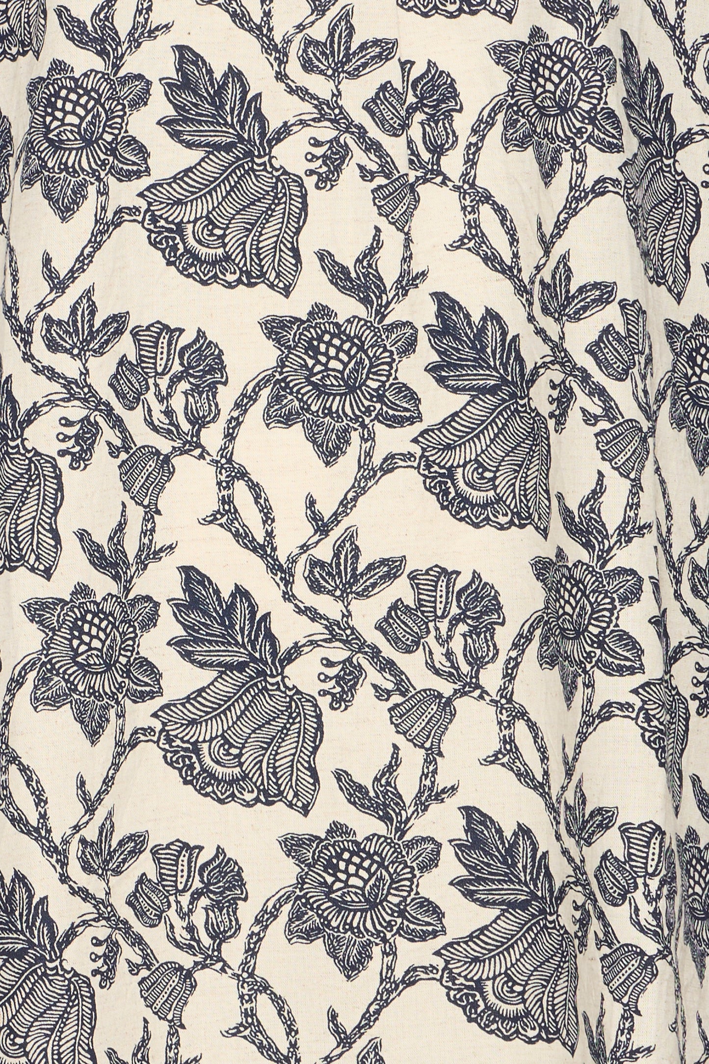 Frmaddie Dress - Cream Navy Bloom