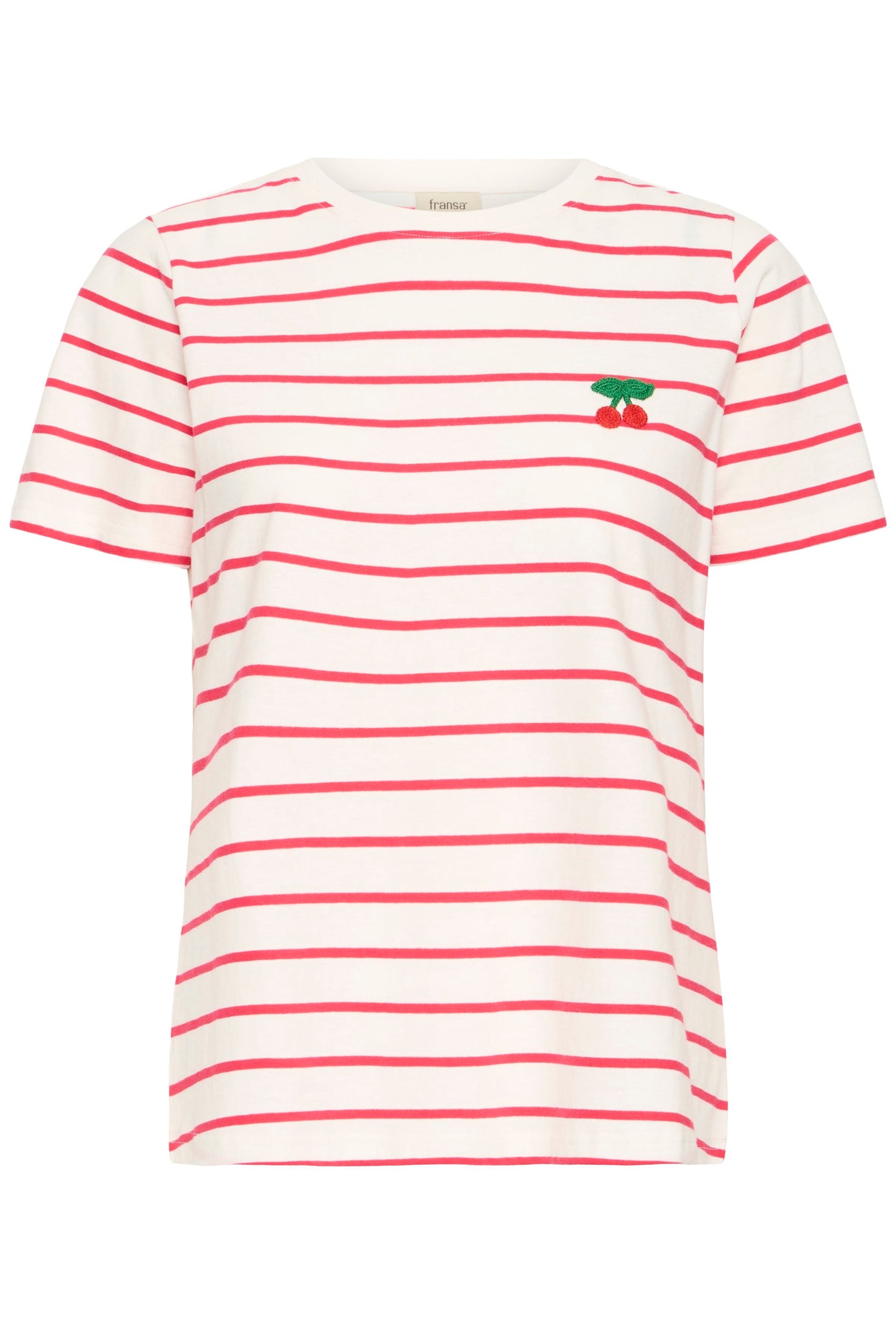 Frtiana Tee - Cherry Pink Stripe