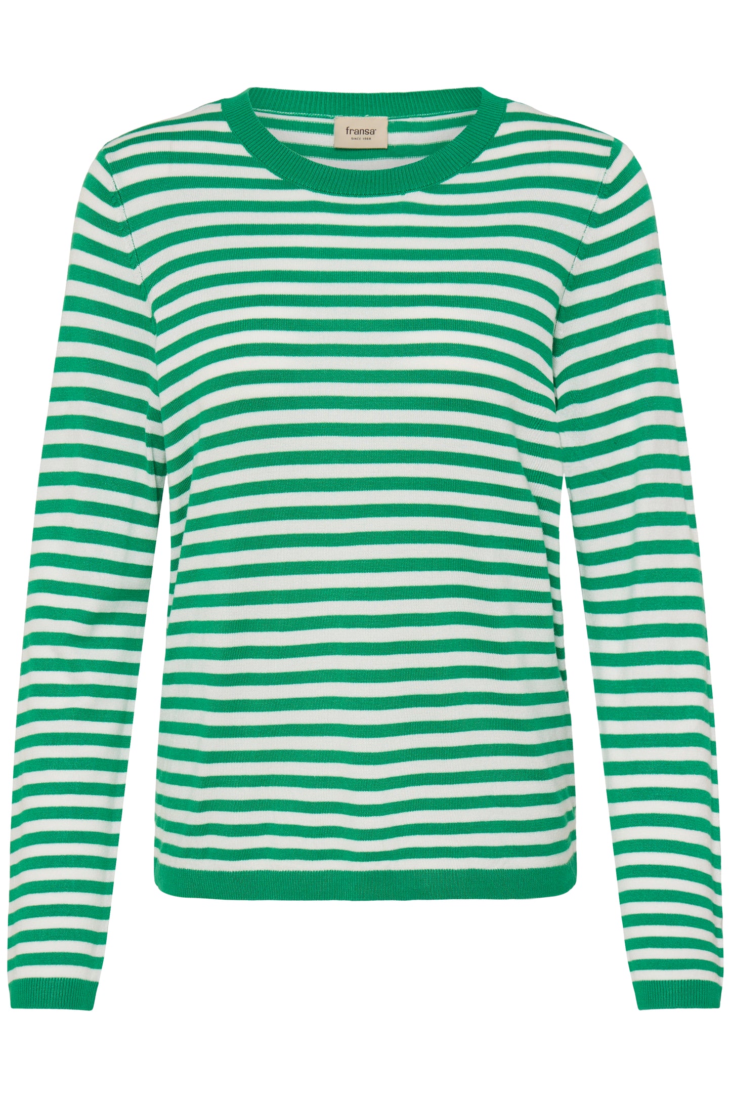 Frmary Pullover - Green Stripe Top