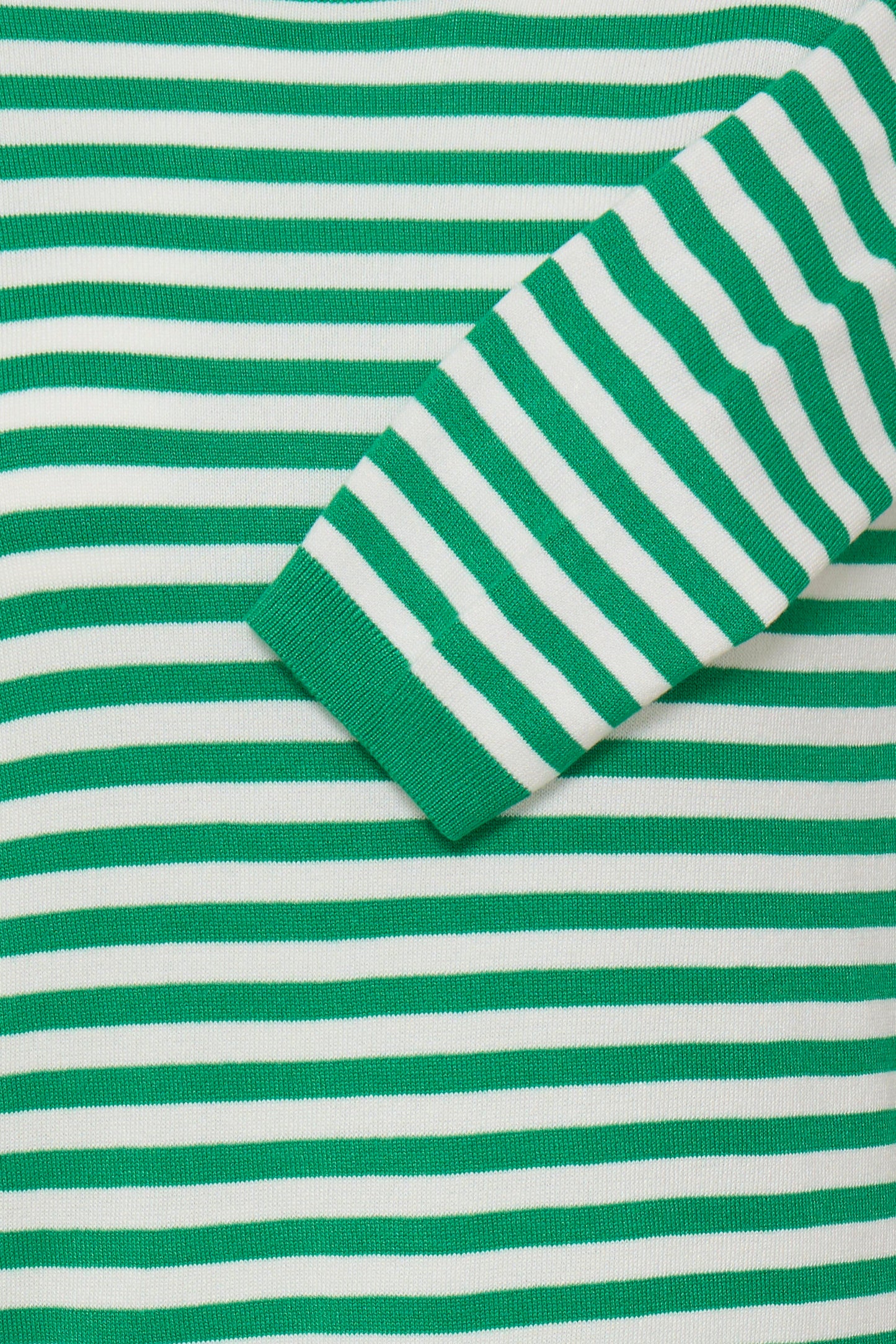 Frmary Pullover - Green Stripe Top