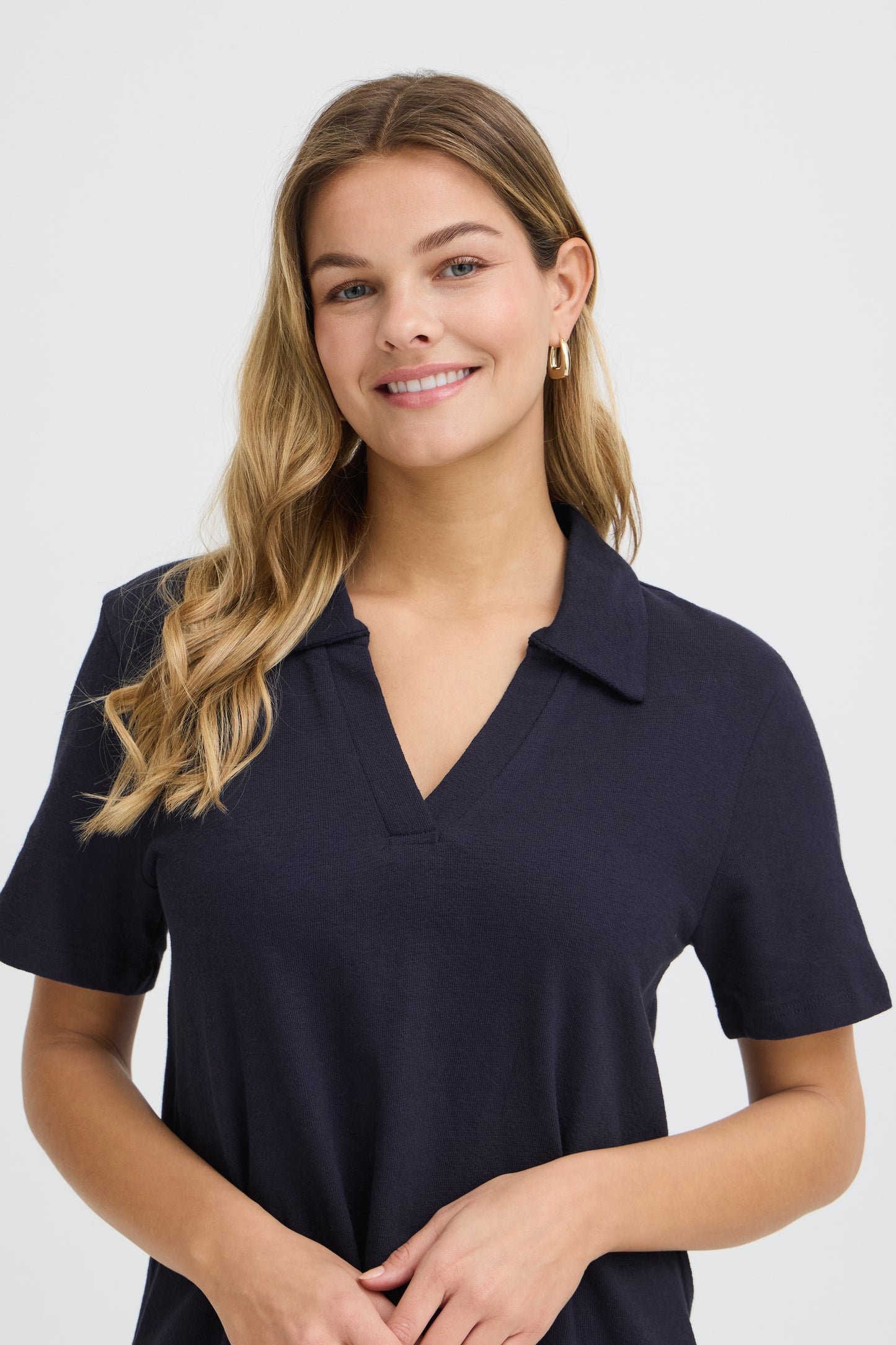 Frfauna Dress - Navy Knit
