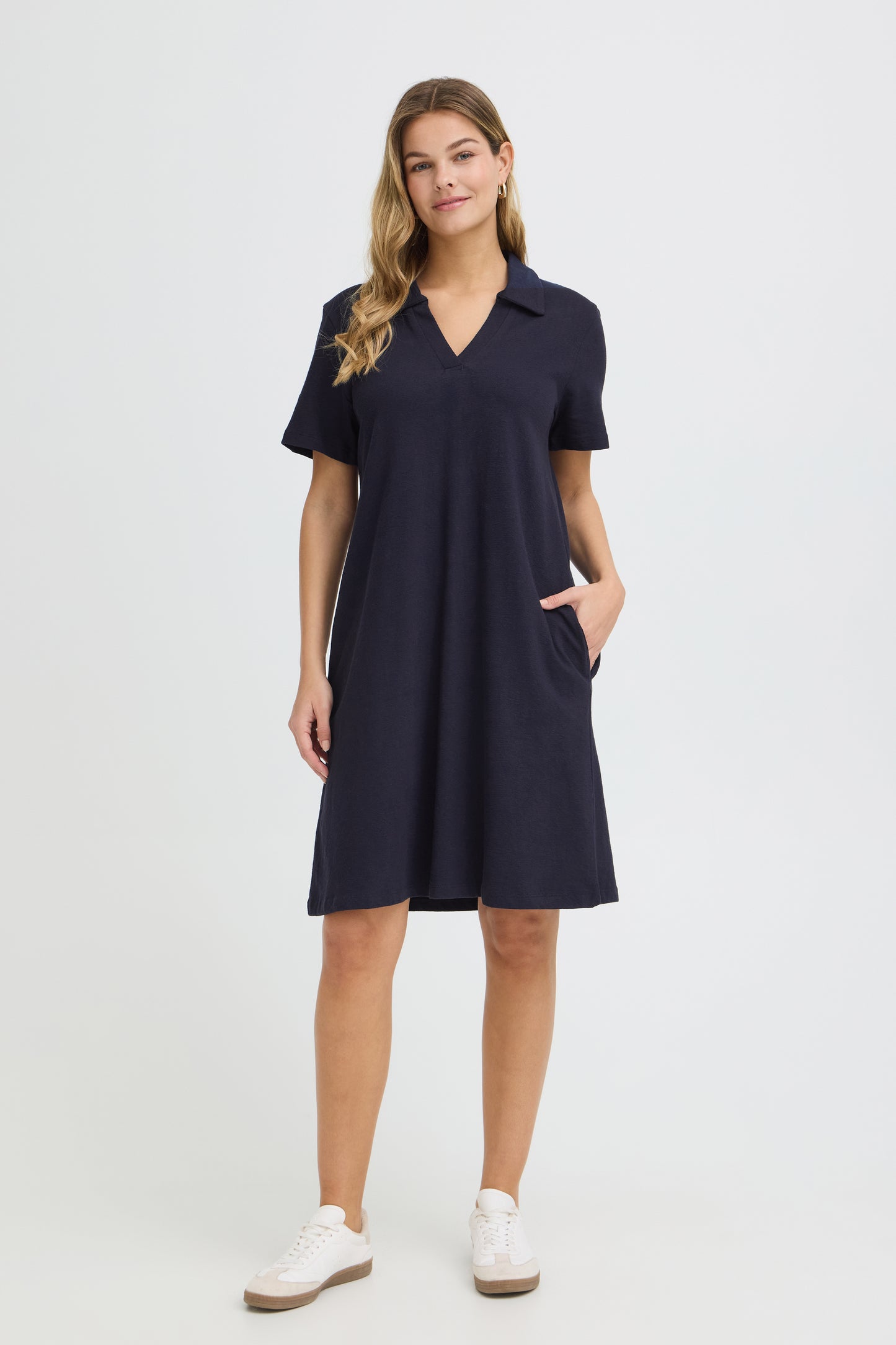 Frfauna Dress - Navy Knit