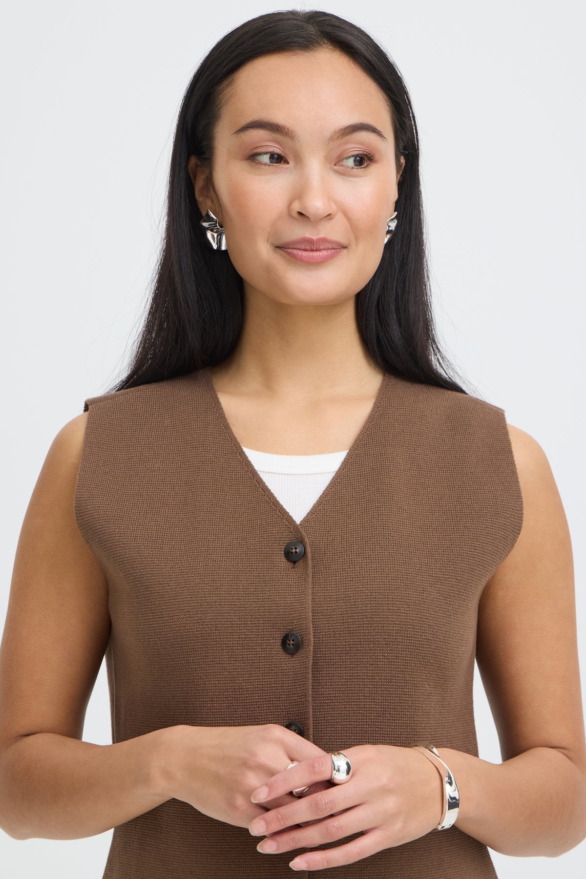 Frita Vest - Rain Drum Brown