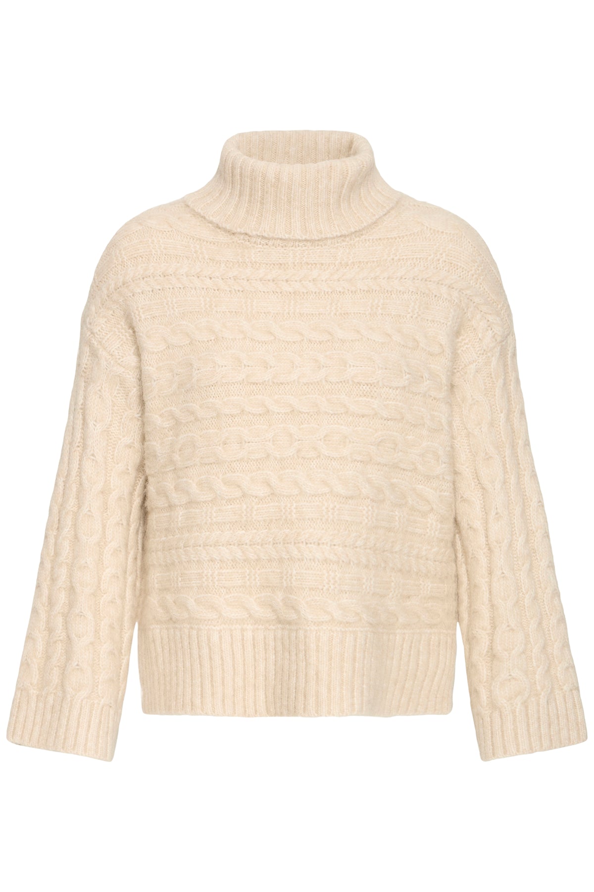 Frsasha Jumper - Cream Rollneck