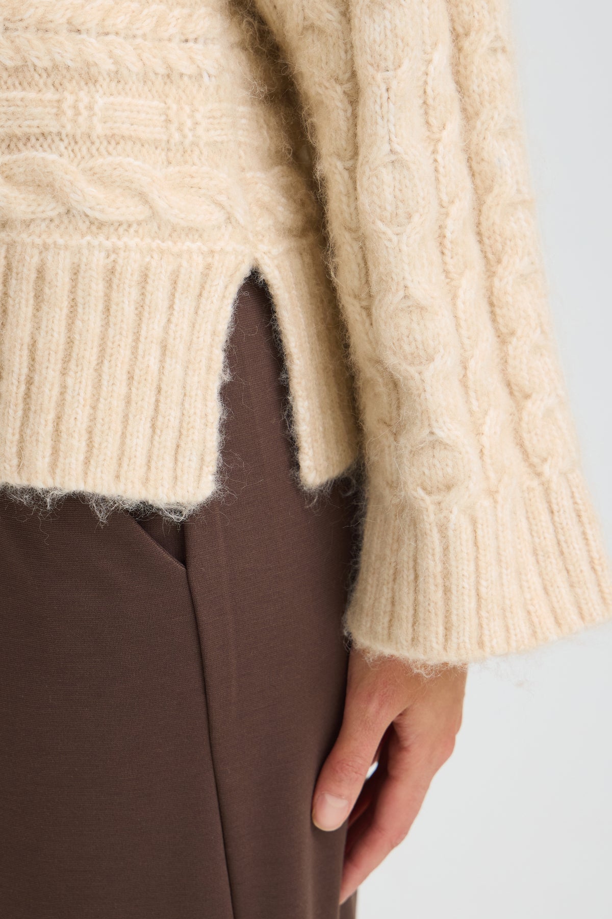 Frsasha Jumper - Cream Rollneck