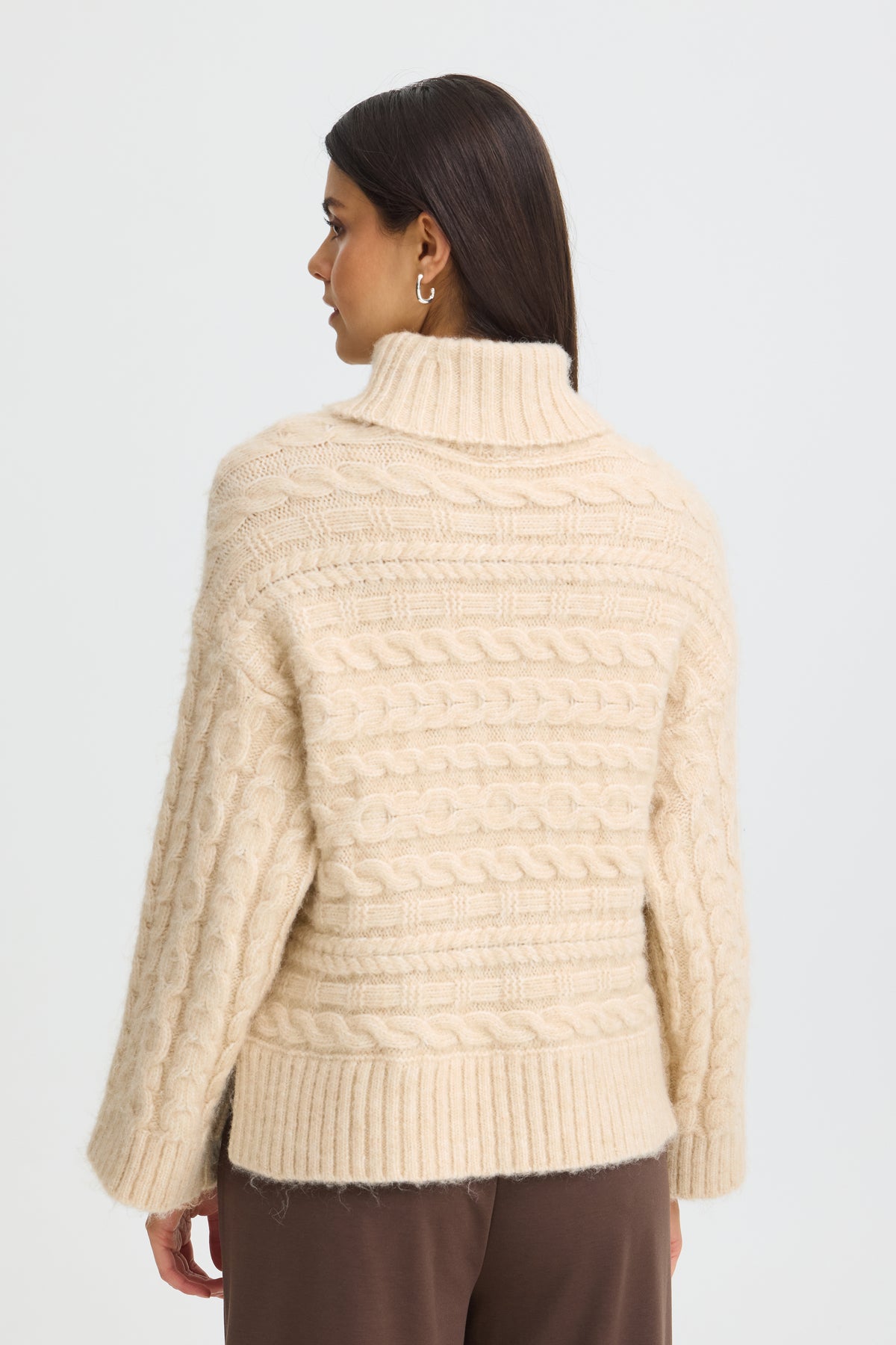 Frsasha Jumper - Cream Rollneck