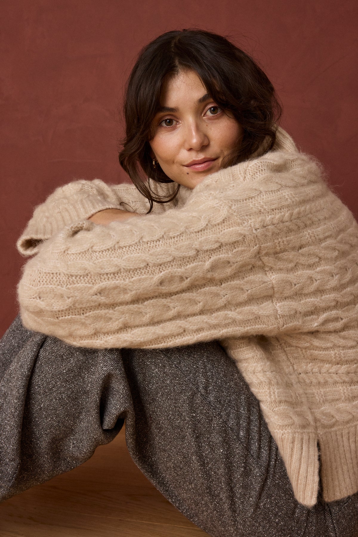 Frsasha Jumper - Cream Rollneck