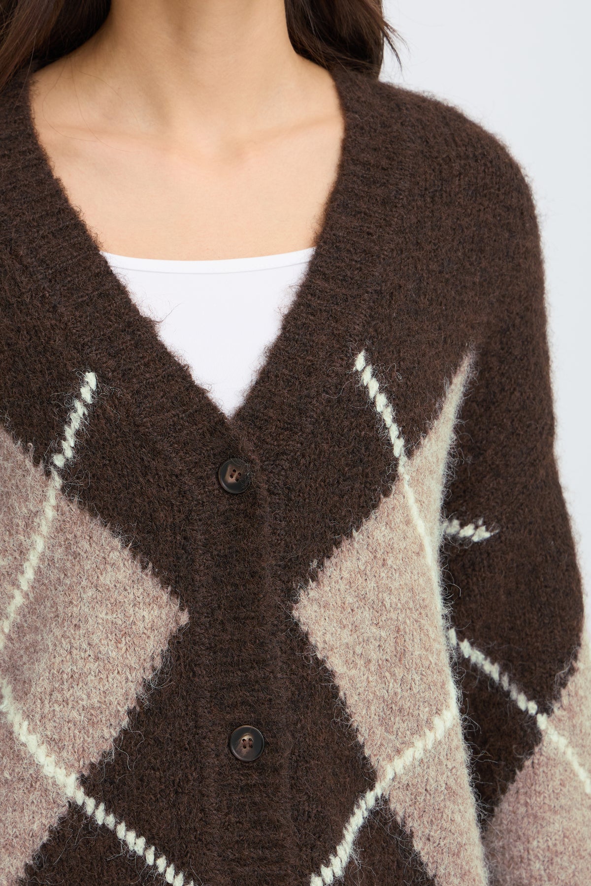 Frcharleen Cardigan - Hot Fudge
