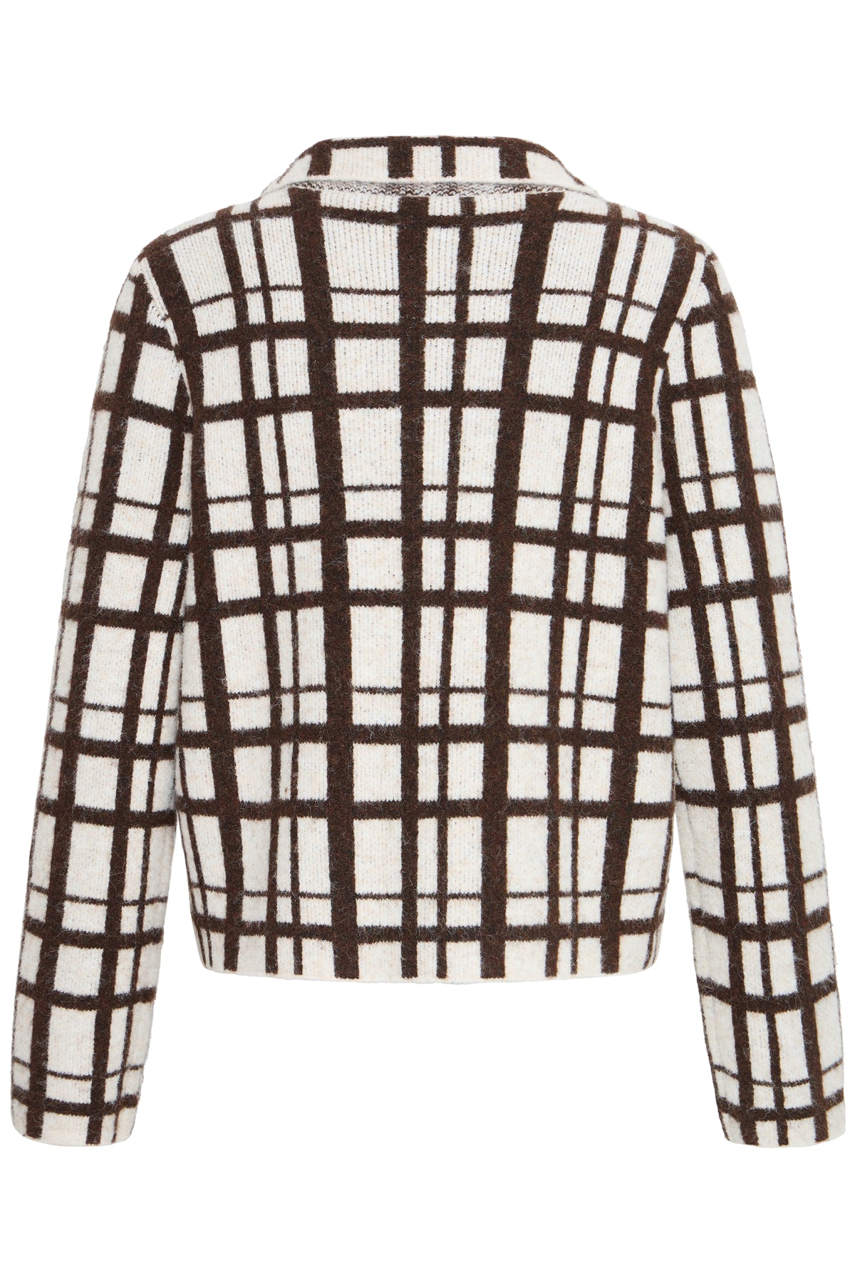 Frcindy Cardigan - Brown Check