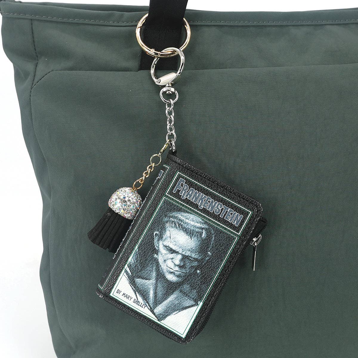 Frankenstein Book Bag Charm/Coin Purse