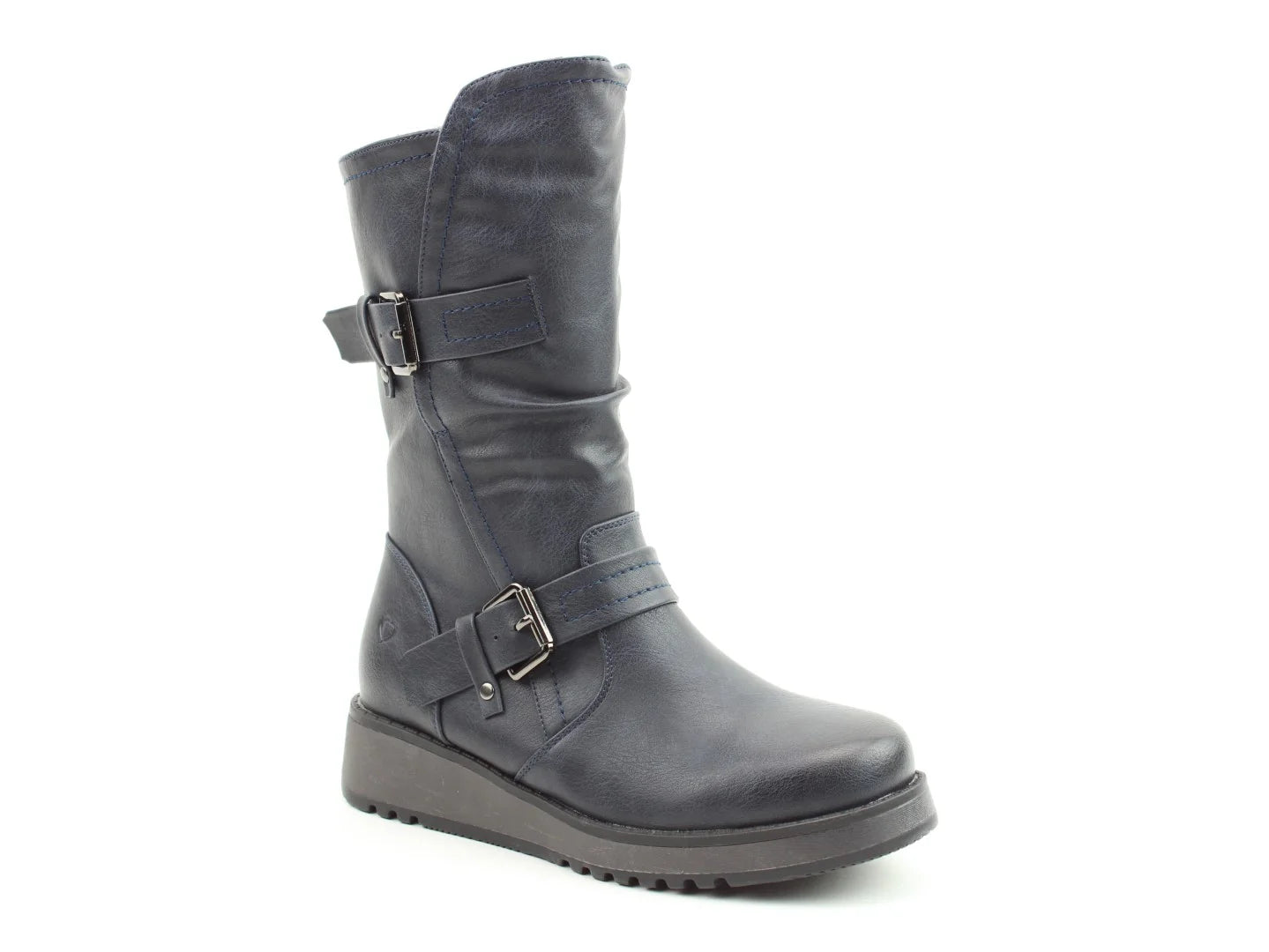Hannah Boots - Navy Blue