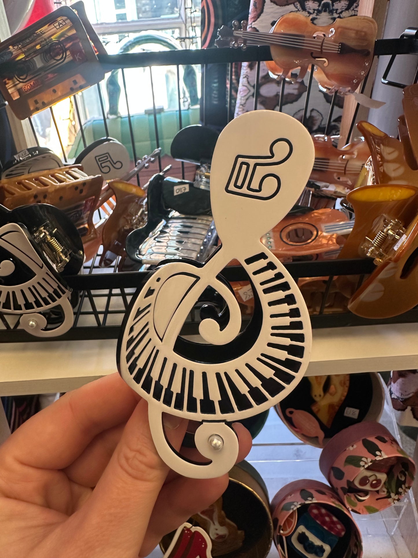 Music Hair Claw