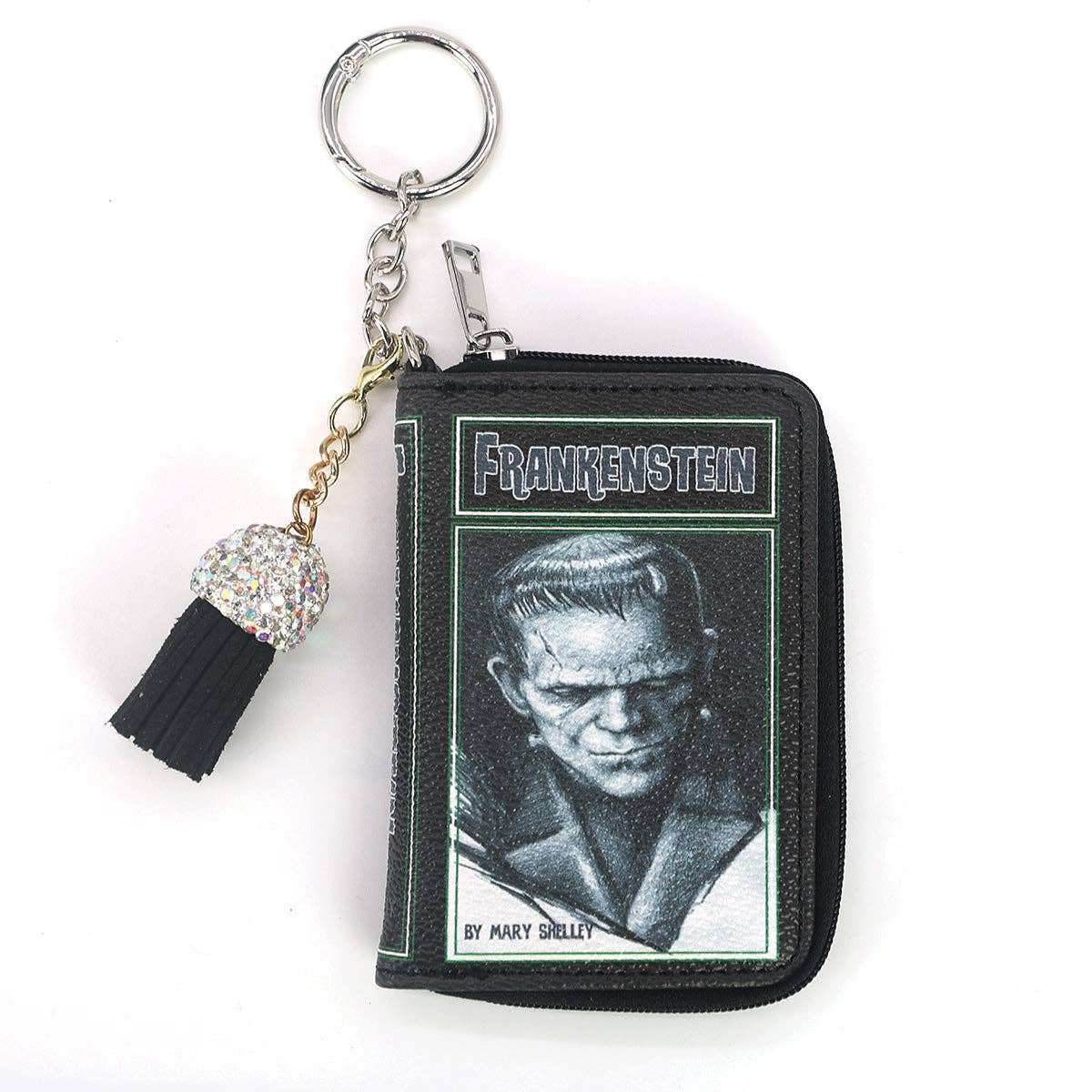 Frankenstein Book Bag Charm/Coin Purse