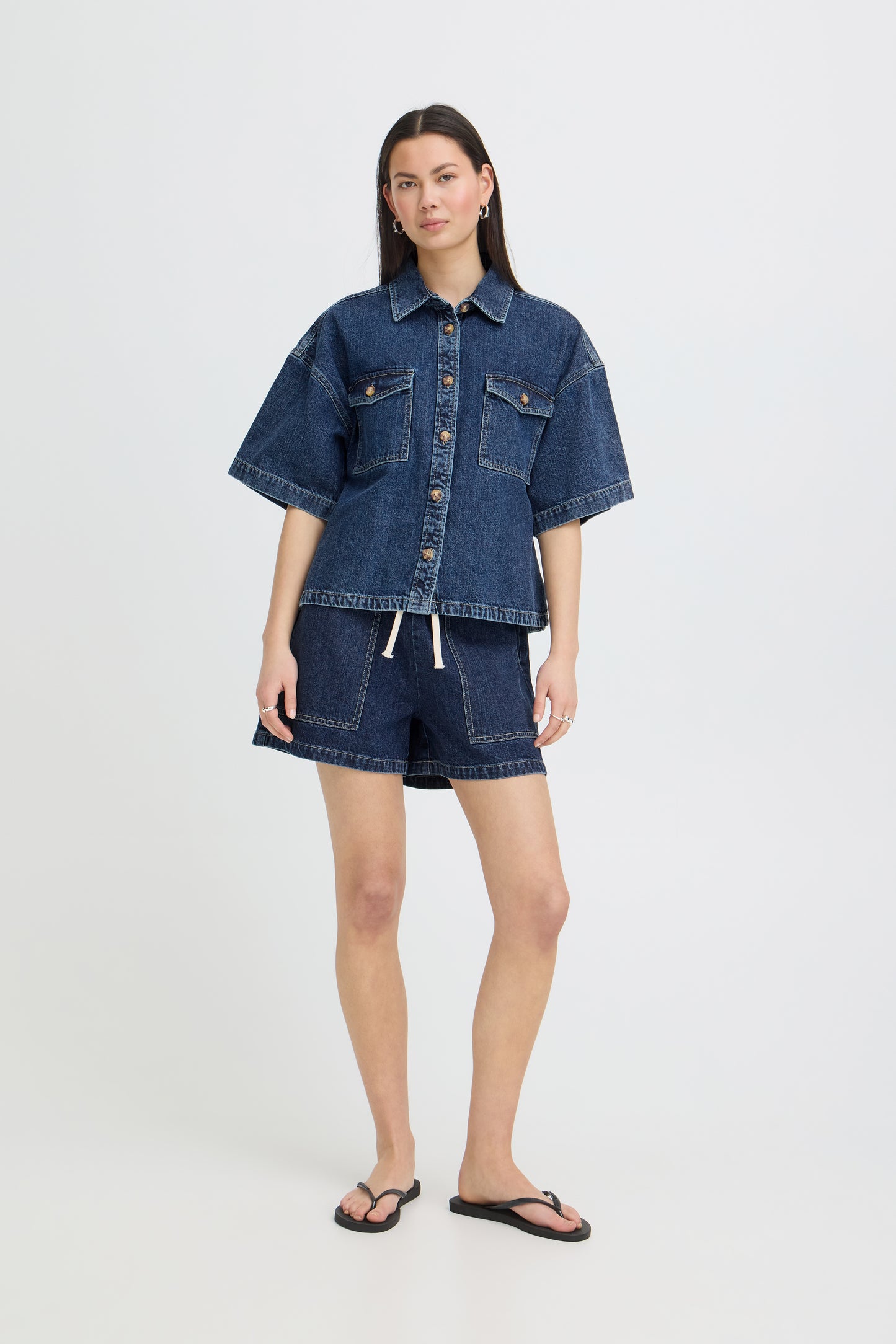 Ihkamina Shirt - Mid Denim