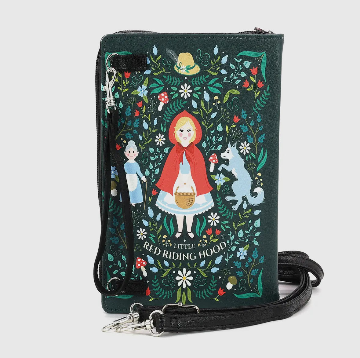 The Little Red Riding Hood Book Clutch / Crossbody Bag