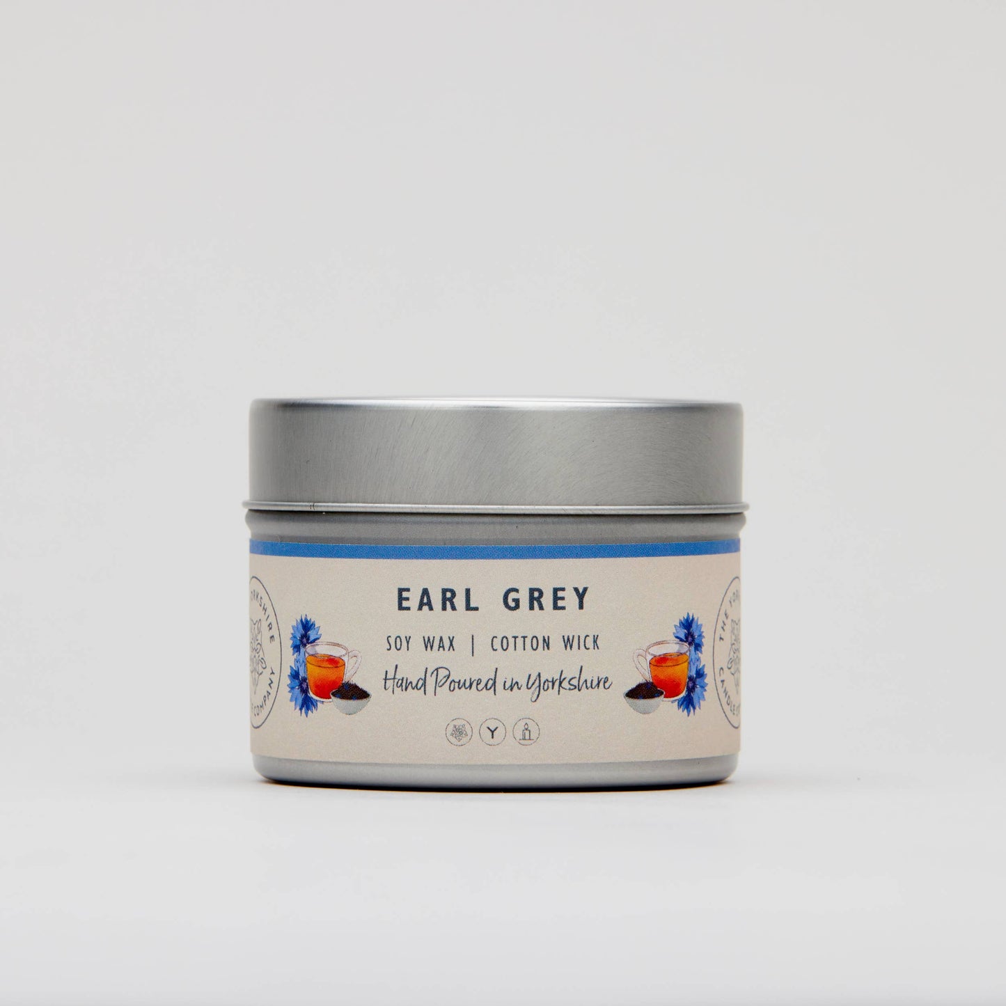 Earl Grey Small Tin | Scented Candle | Soy Wax