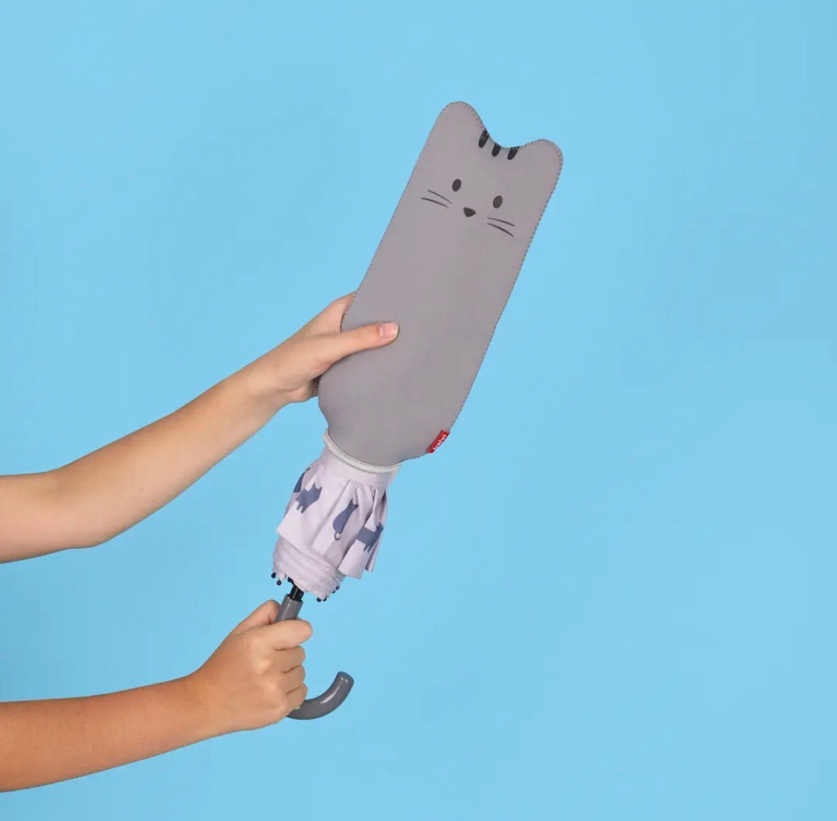 Grey Cat Umbrella
