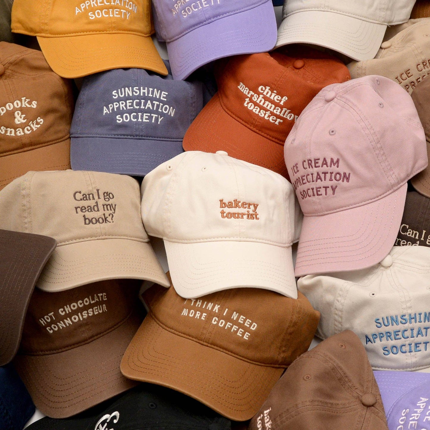 Ice Cream Appreciation Society - Cotton Baseball Cap - Lavender