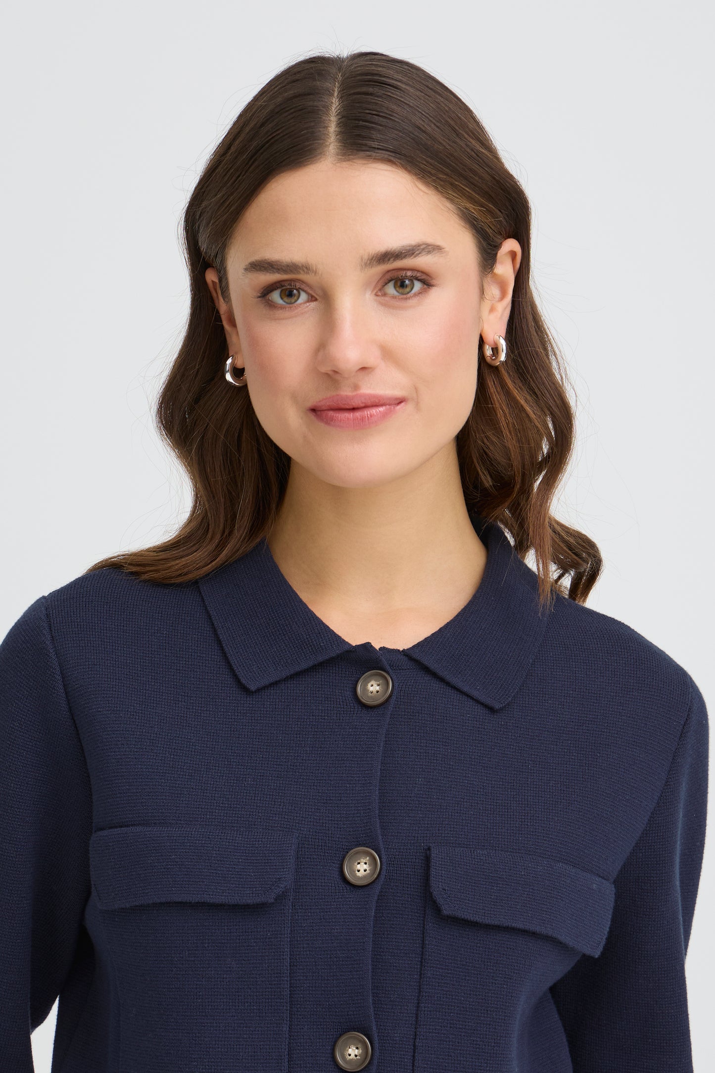 Frita Cardigan - Navy Blazer