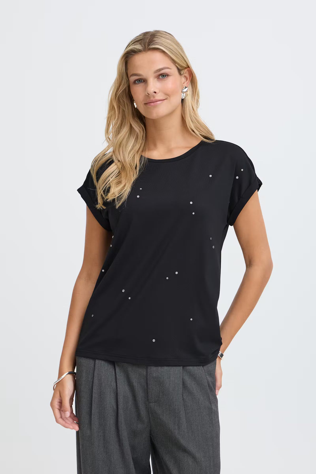 Frseenas T-Shirt - Black Jewelled