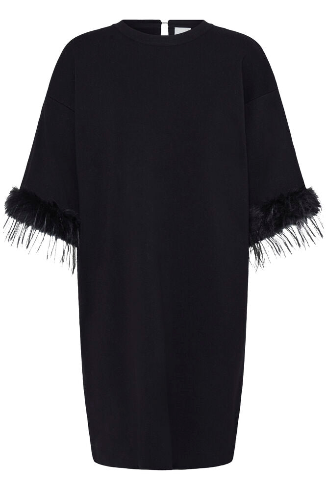 Ihdalise Dress - Black Feather