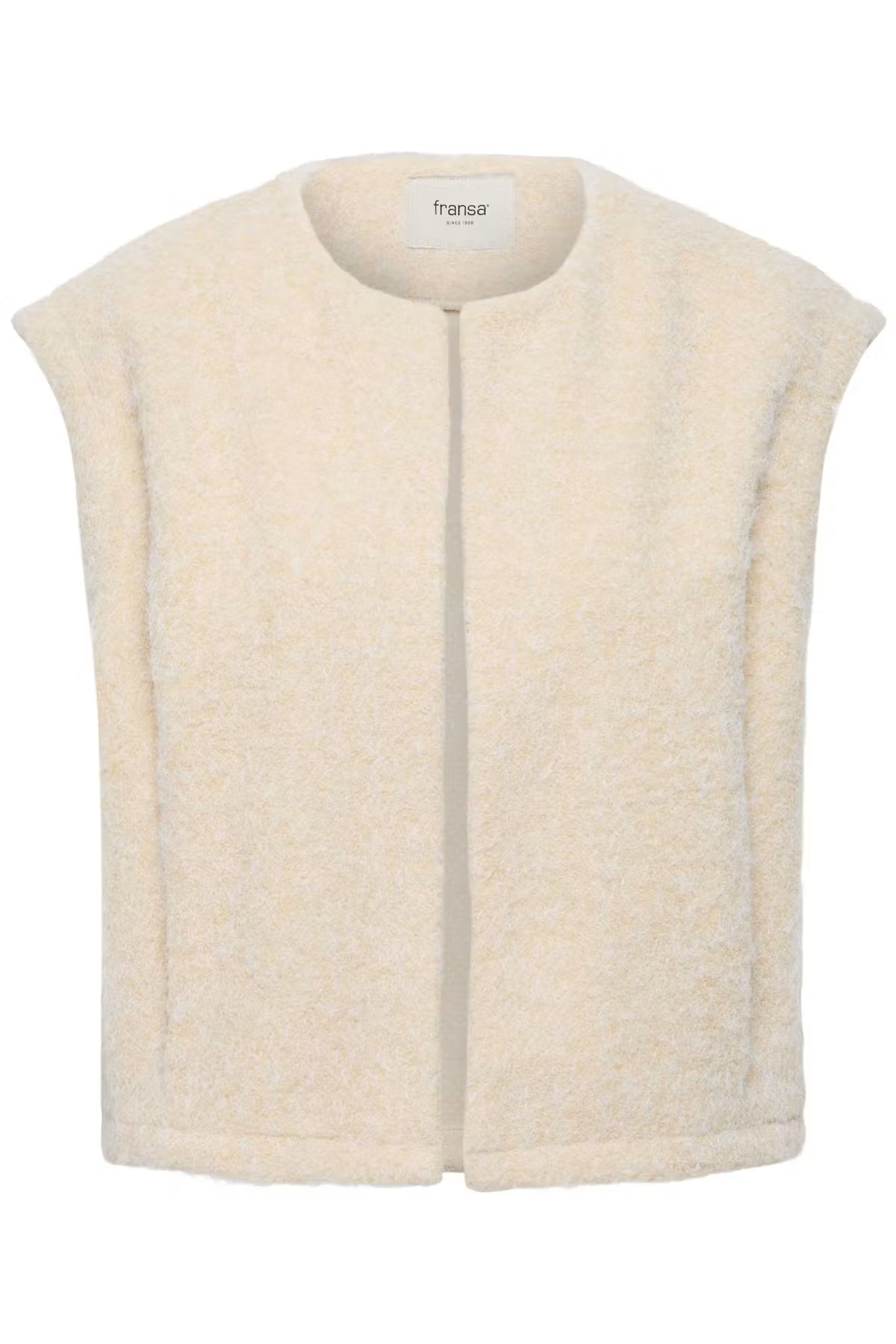 Frwistera Waistcoat - Beige Fluffy