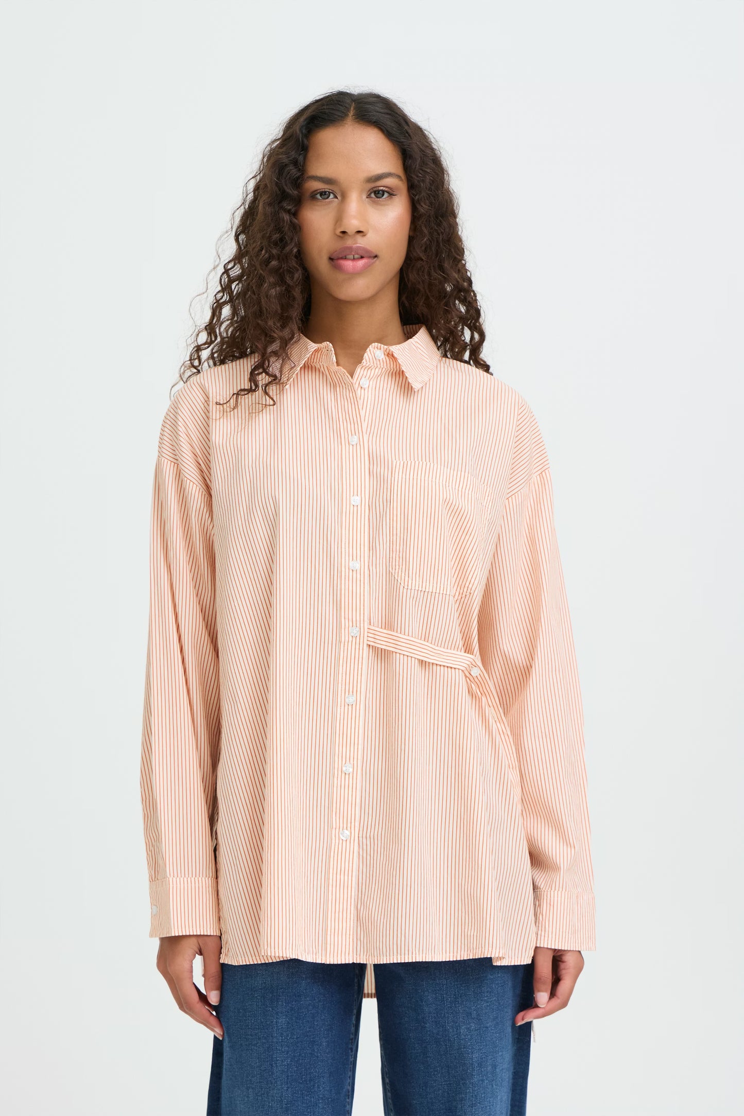 Ihfluca Shirt - Burnt Orche Stripe
