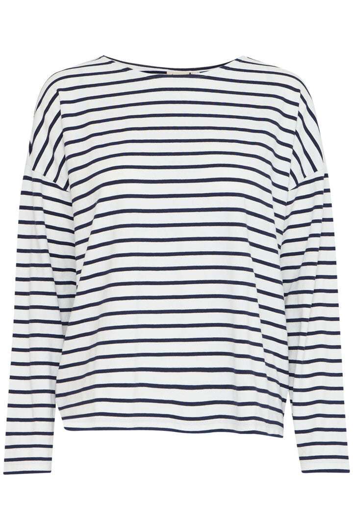 Frsiva Stripe T-Shirt Navy White