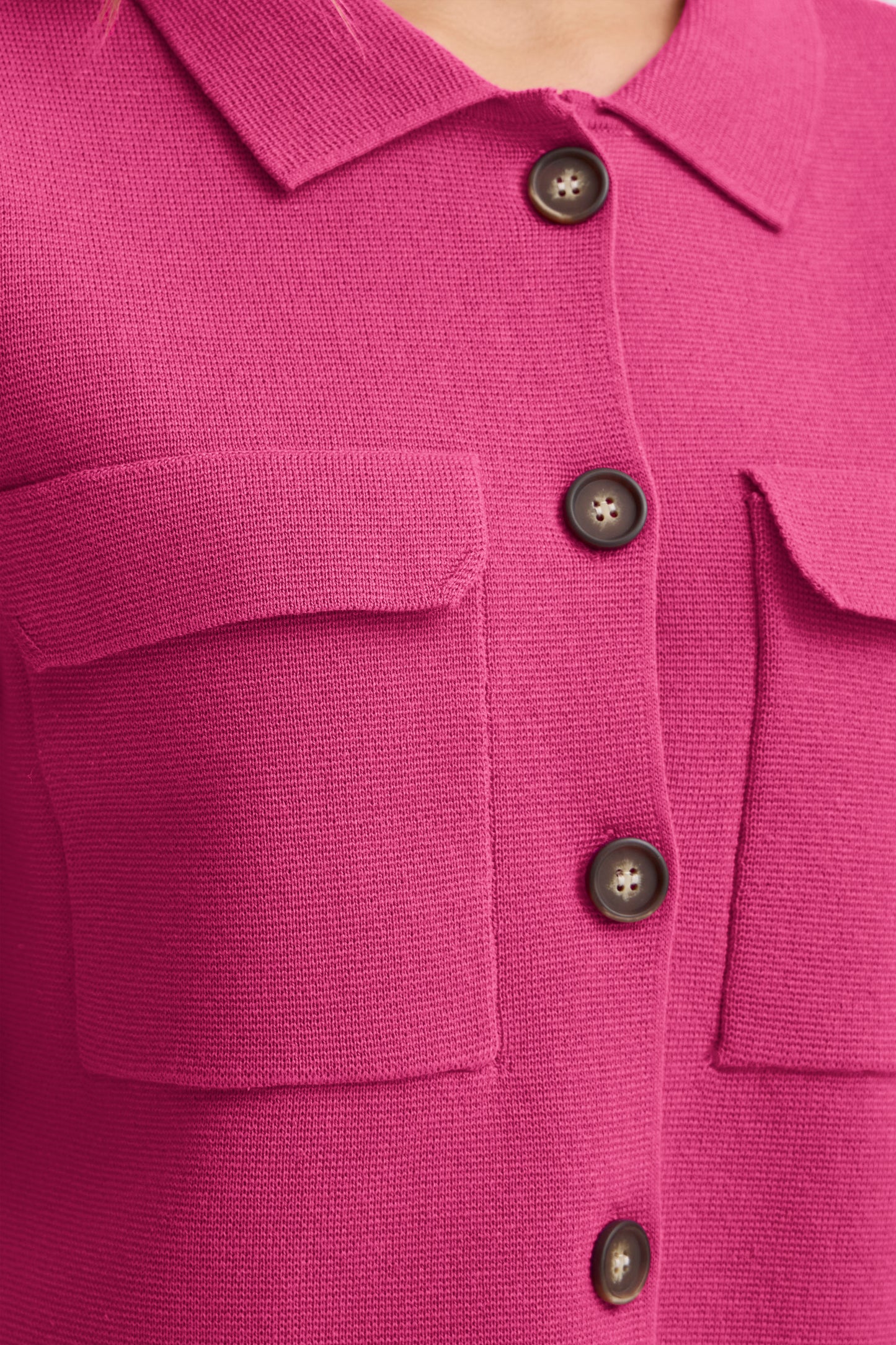 Frita Cardigan - Very Berry