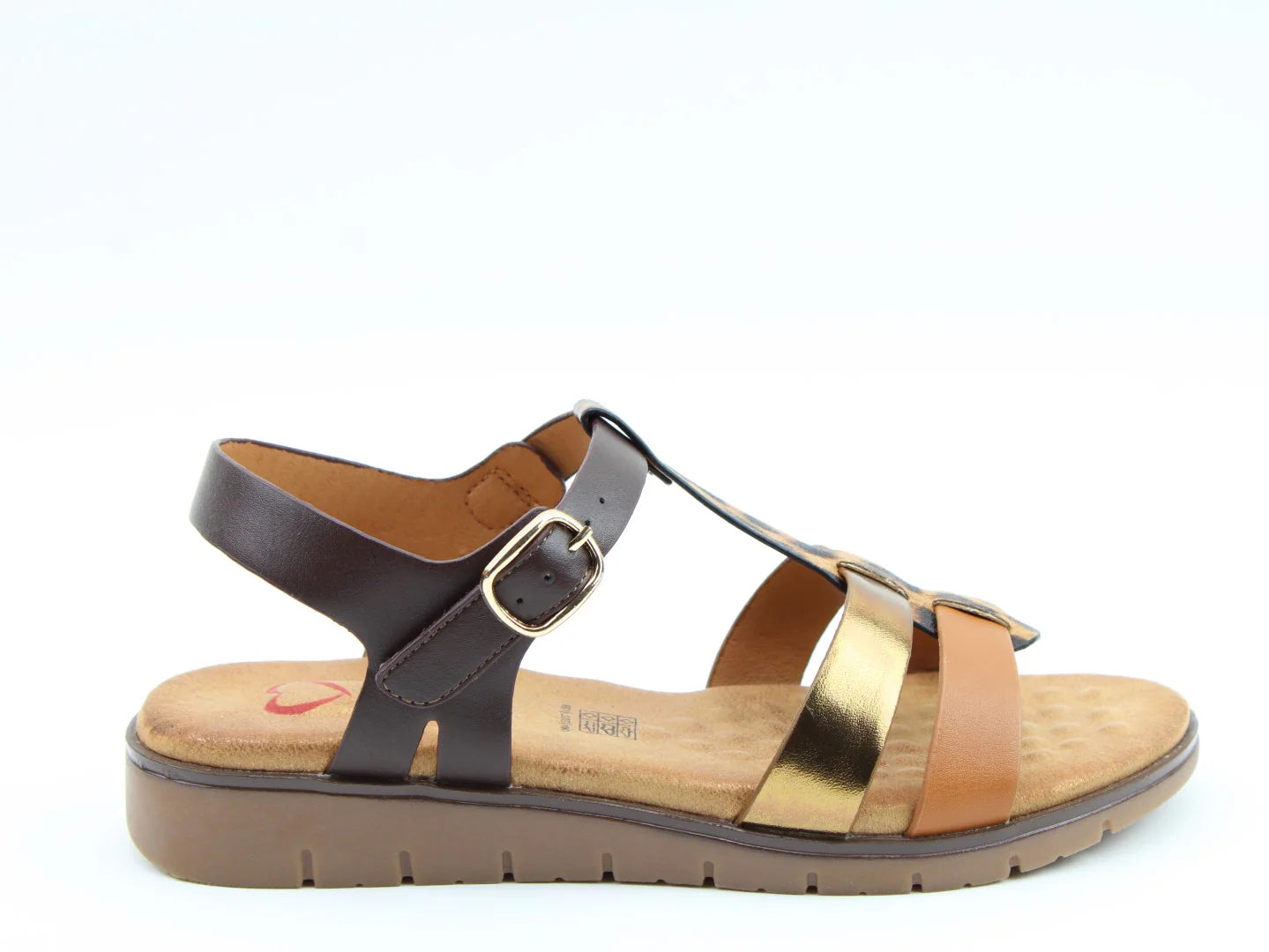 Billie Sandals - Tan/Bronze/Chocolate/Leopard