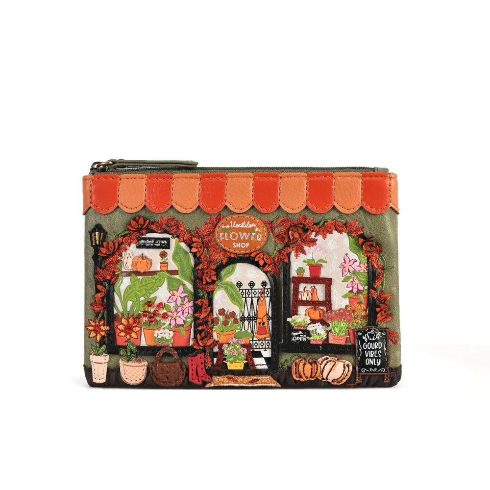 Flower Shop Amber Edition Zipper Coin Purse