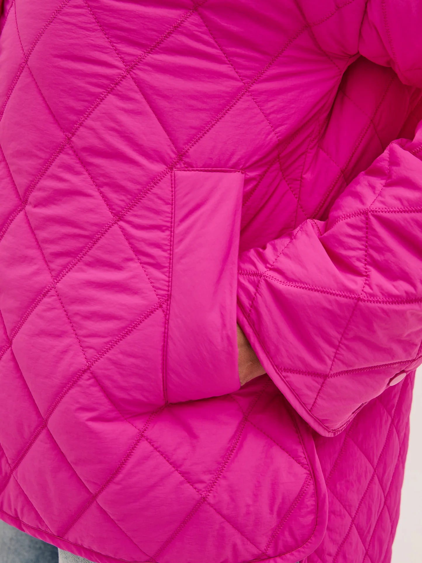 Carla Pink Quilted Jacket