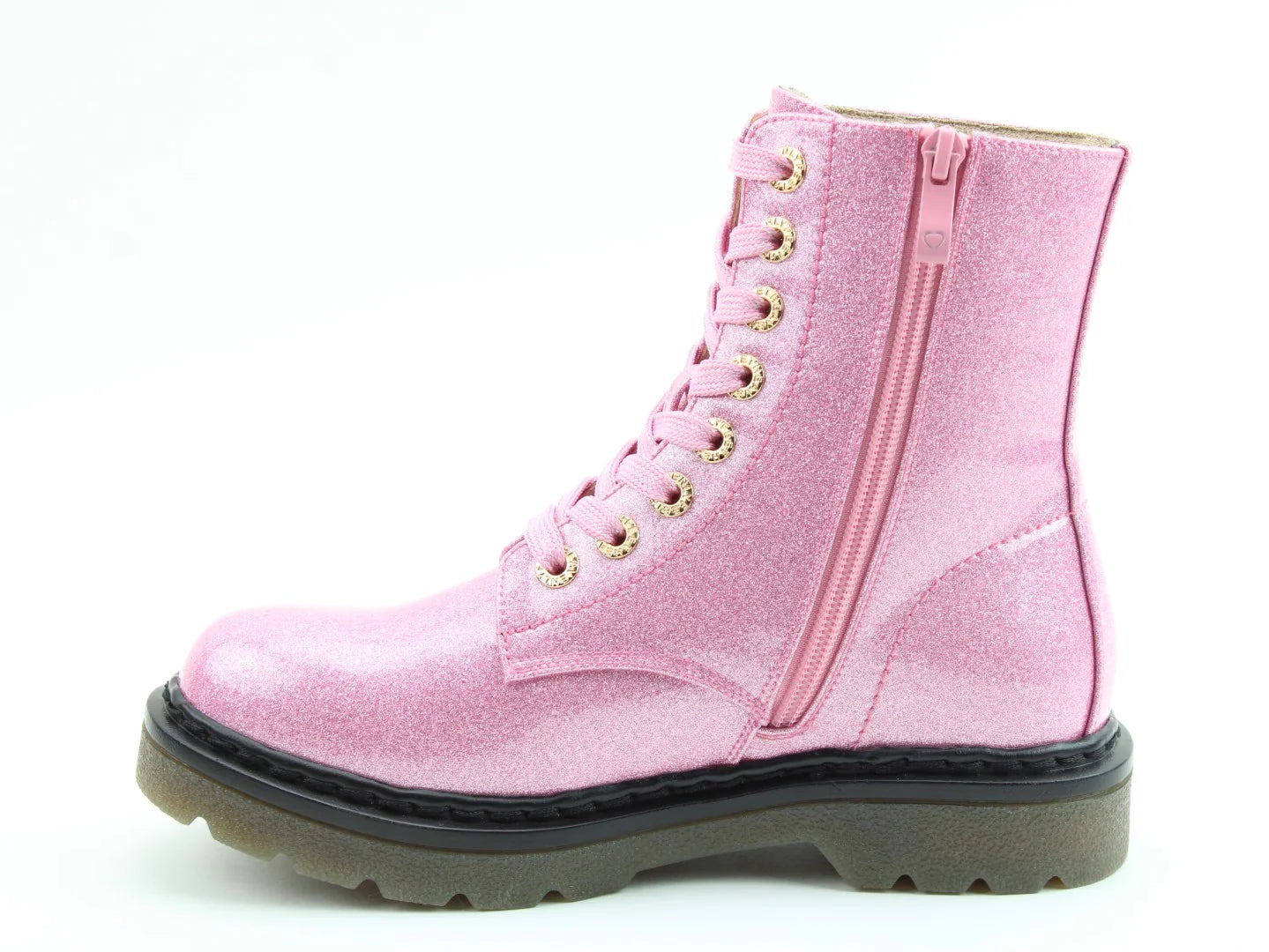 Justina Boots - Pink Glitter