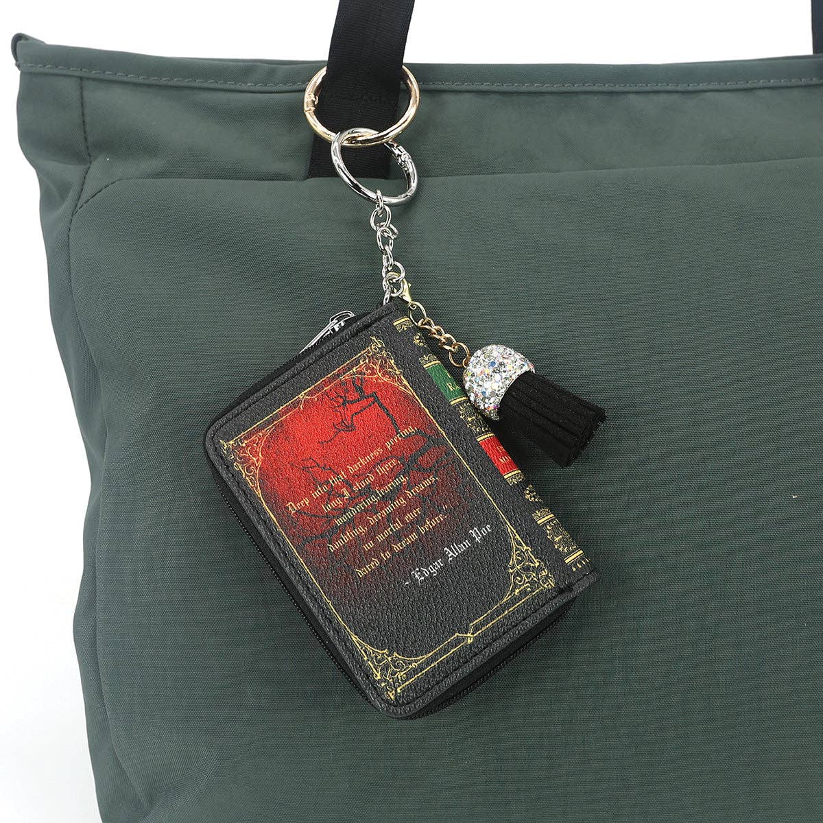 Raven Book Bag Charm/Coin Purse