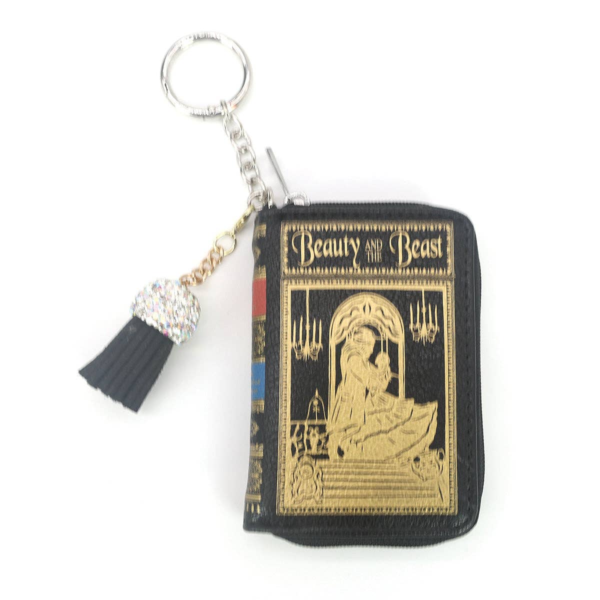 Beauty and the Beast Book Bag Charm/Coin Purse