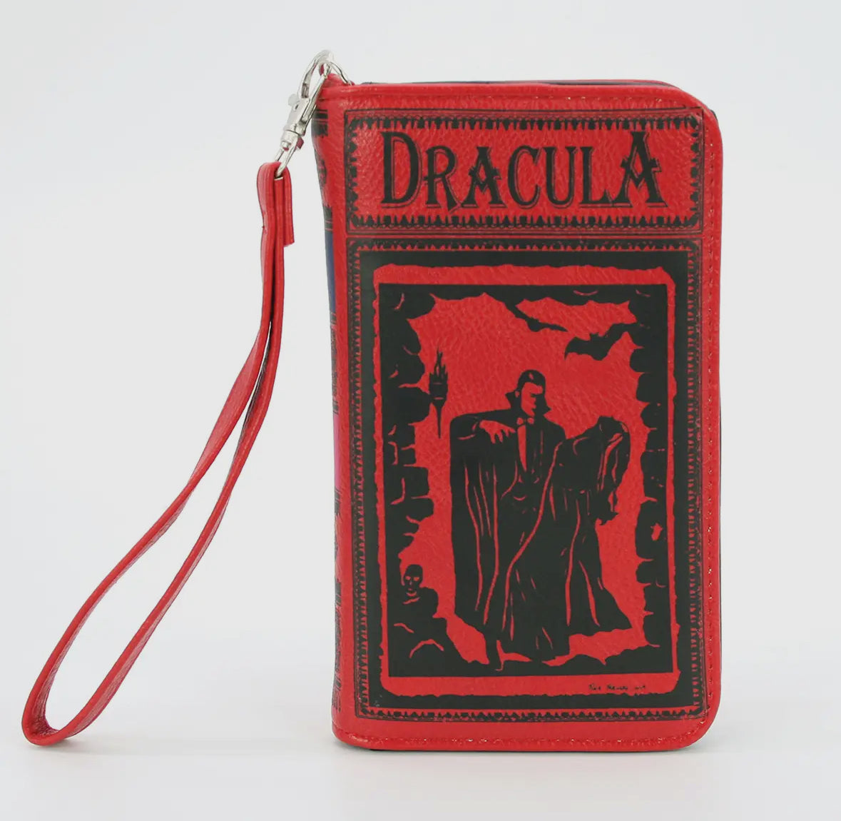 Dracula Book Wallet Red