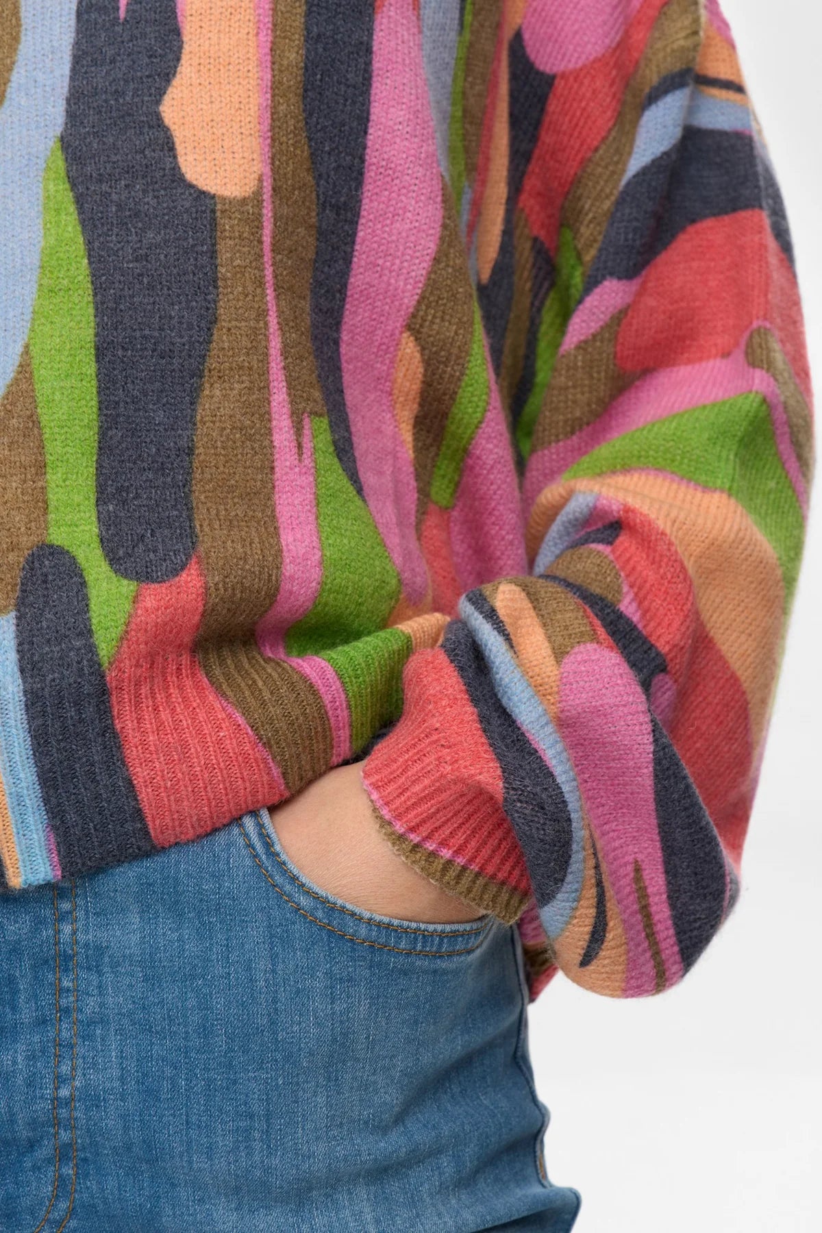 NUAMARA PULLOVER - Cayenne Rainbow Jumper