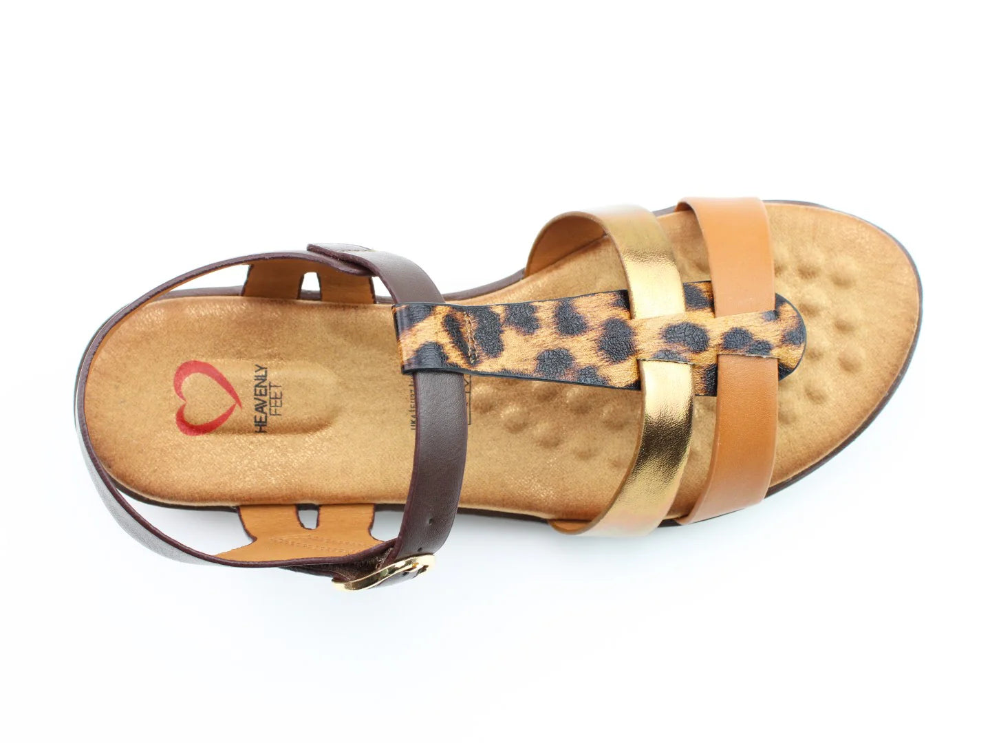 Billie Sandals - Tan/Bronze/Chocolate/Leopard