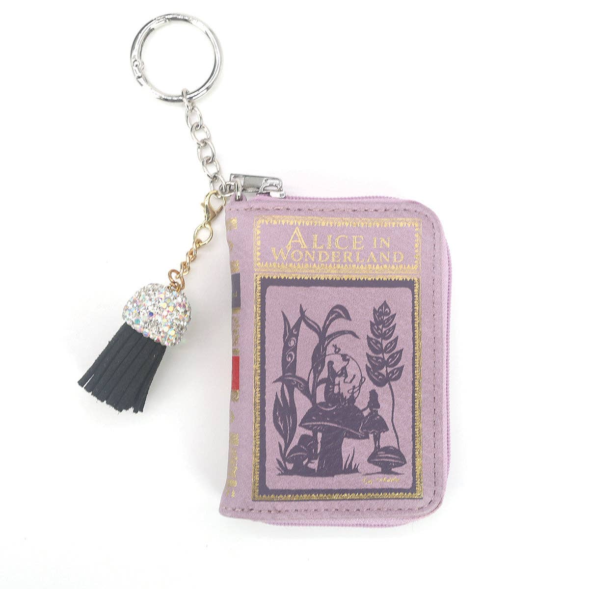 Alice In Wonderland Book Bag Charm/Coin Purse