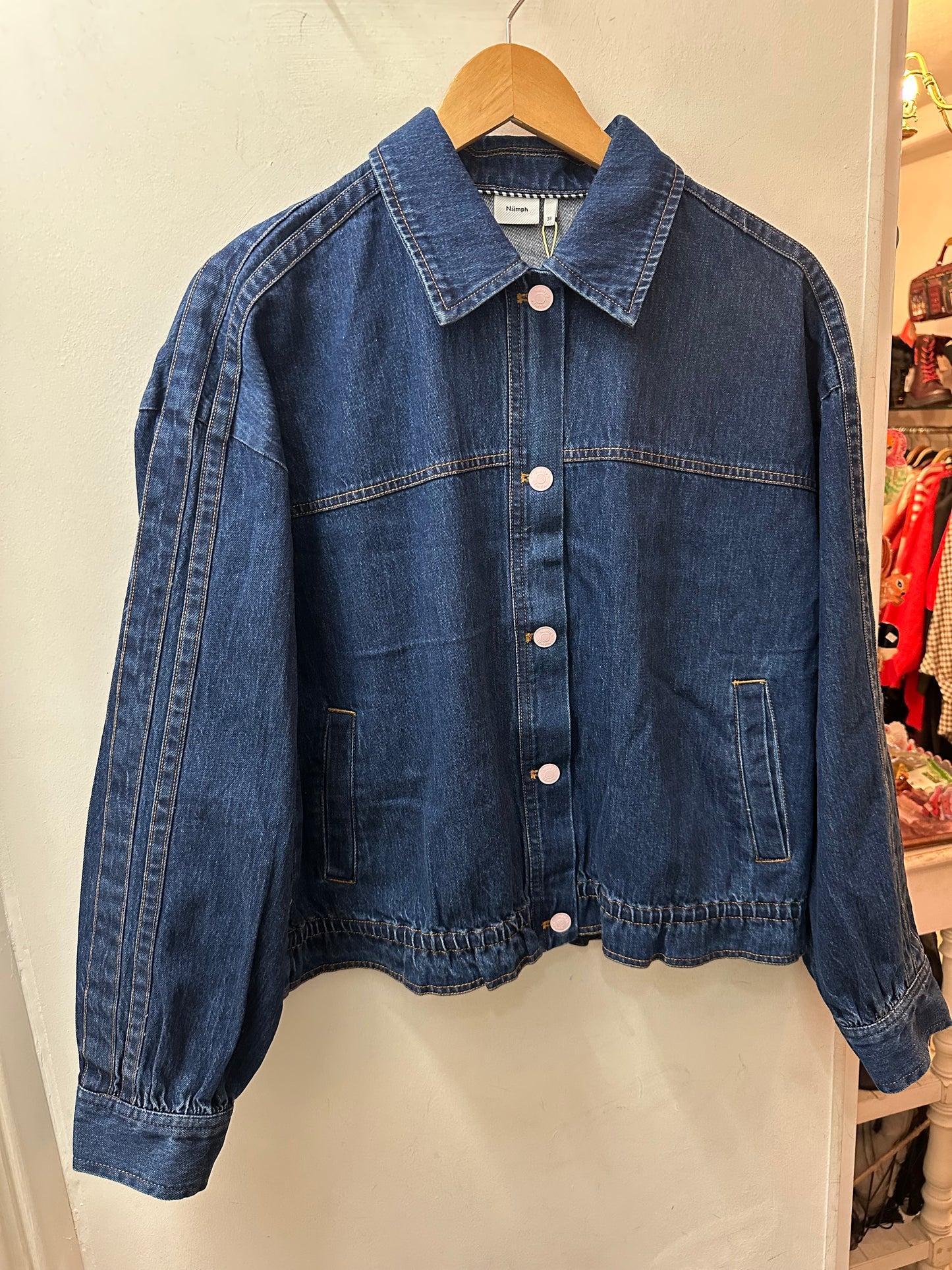 NUADDISON JACKET - Medium Denim