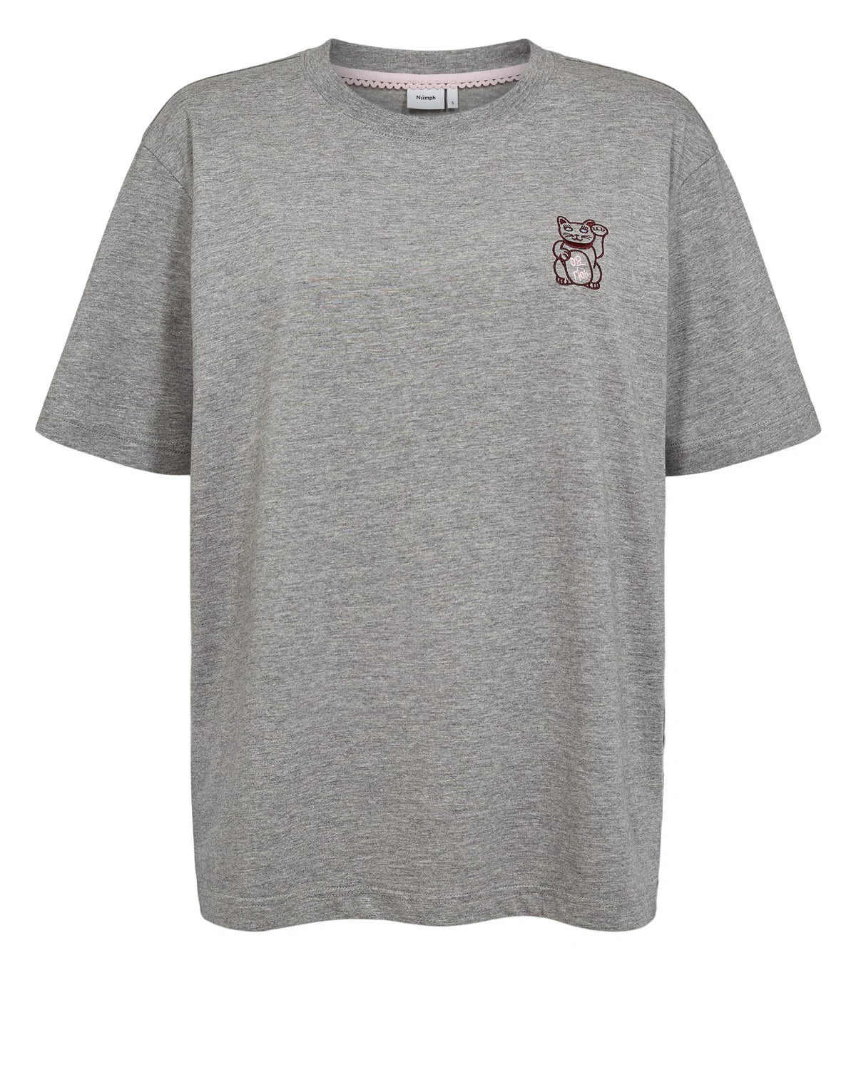 NUPRIMA OVERSIZE TEE - Medium Grey