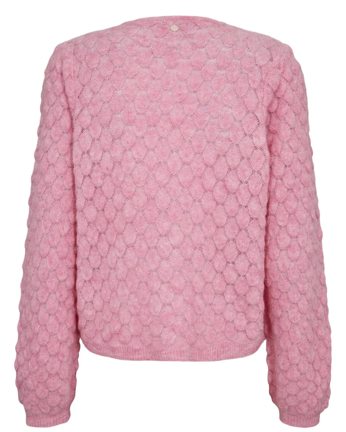 NURIETTE LEAF POINTELLE CARDIGAN - LIilac Sachet