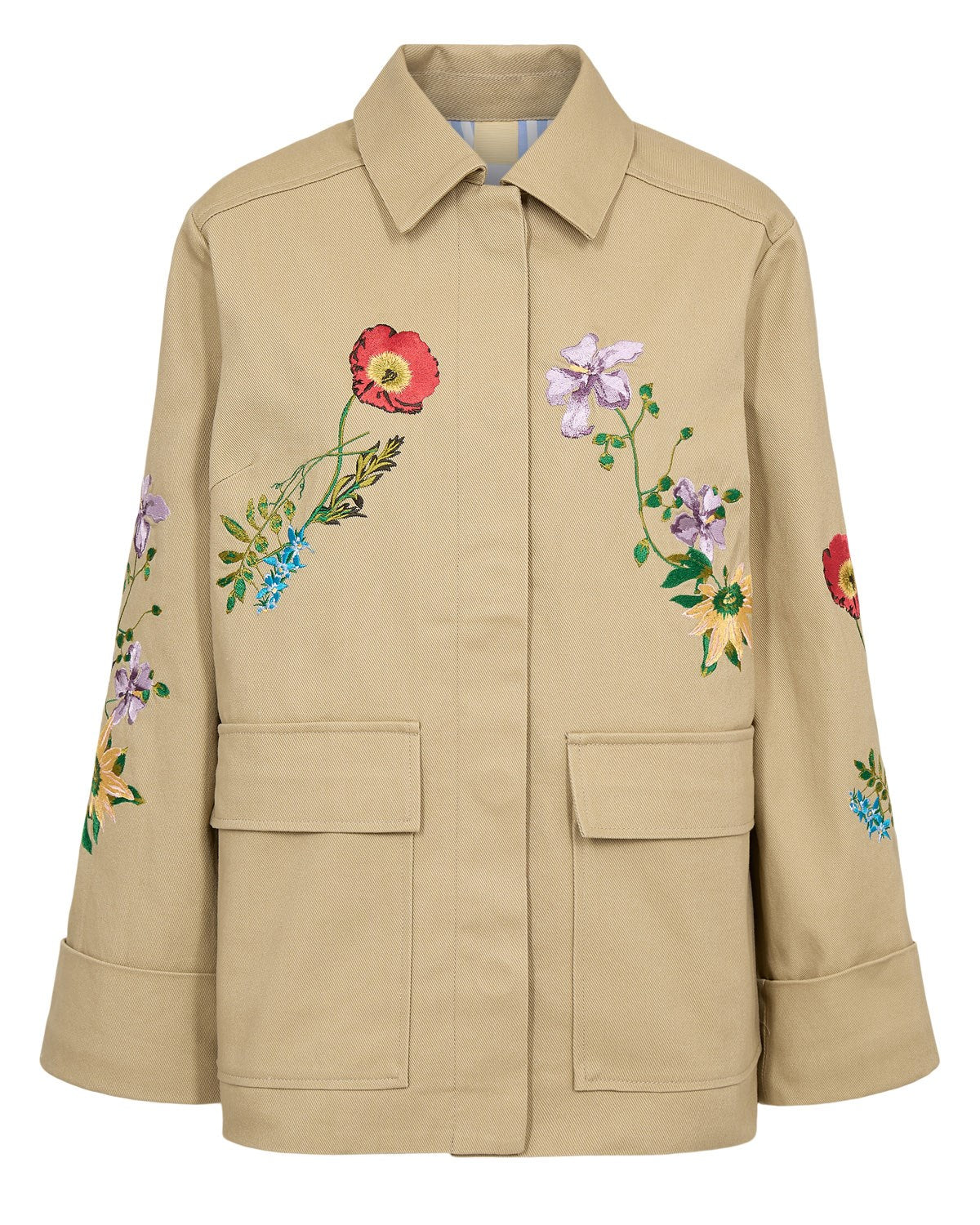Nuvivalli Jacket - Irish Cream Floral Embroidery